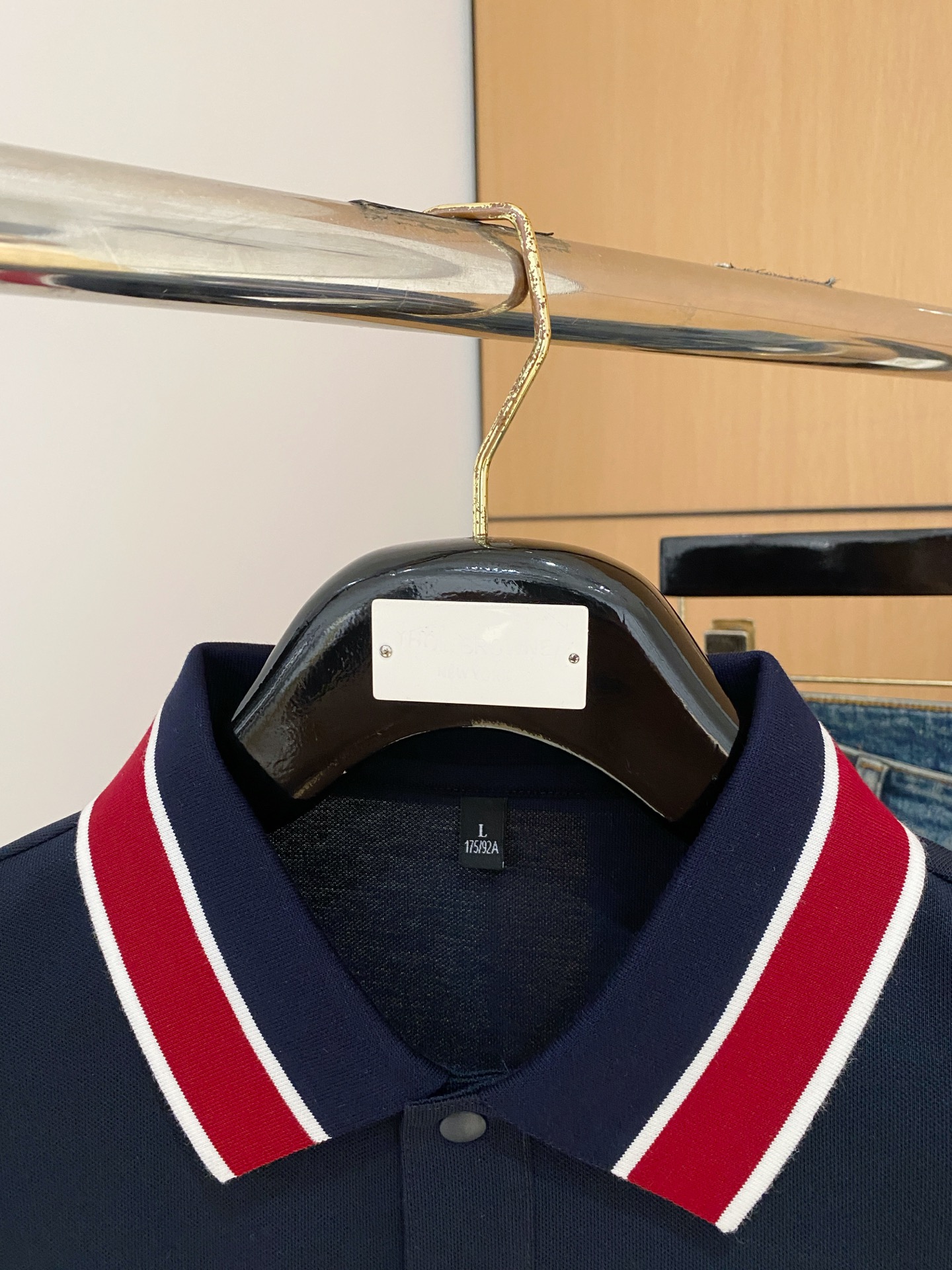 PTB 25SS新款春夏短袖翻领T恤Polo，最高版本客供定制高端朱地面料简单时尚款，拼色螺纹超级好看！