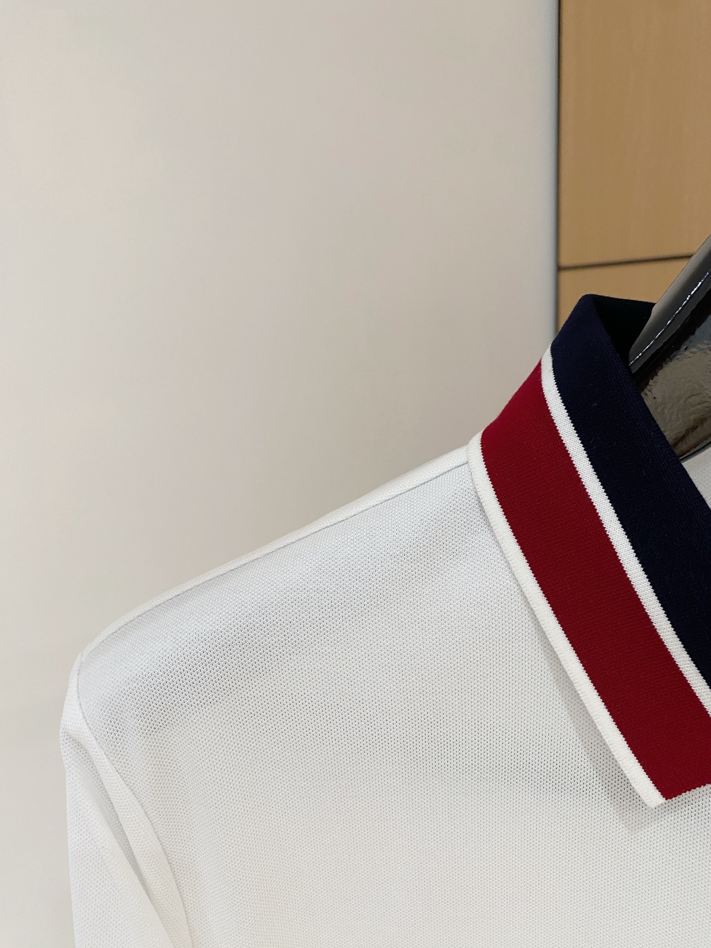 PTB 25SS新款春夏短袖翻领T恤Polo，最高版本客供定制高端朱地面料简单时尚款，拼色螺纹超级好看！