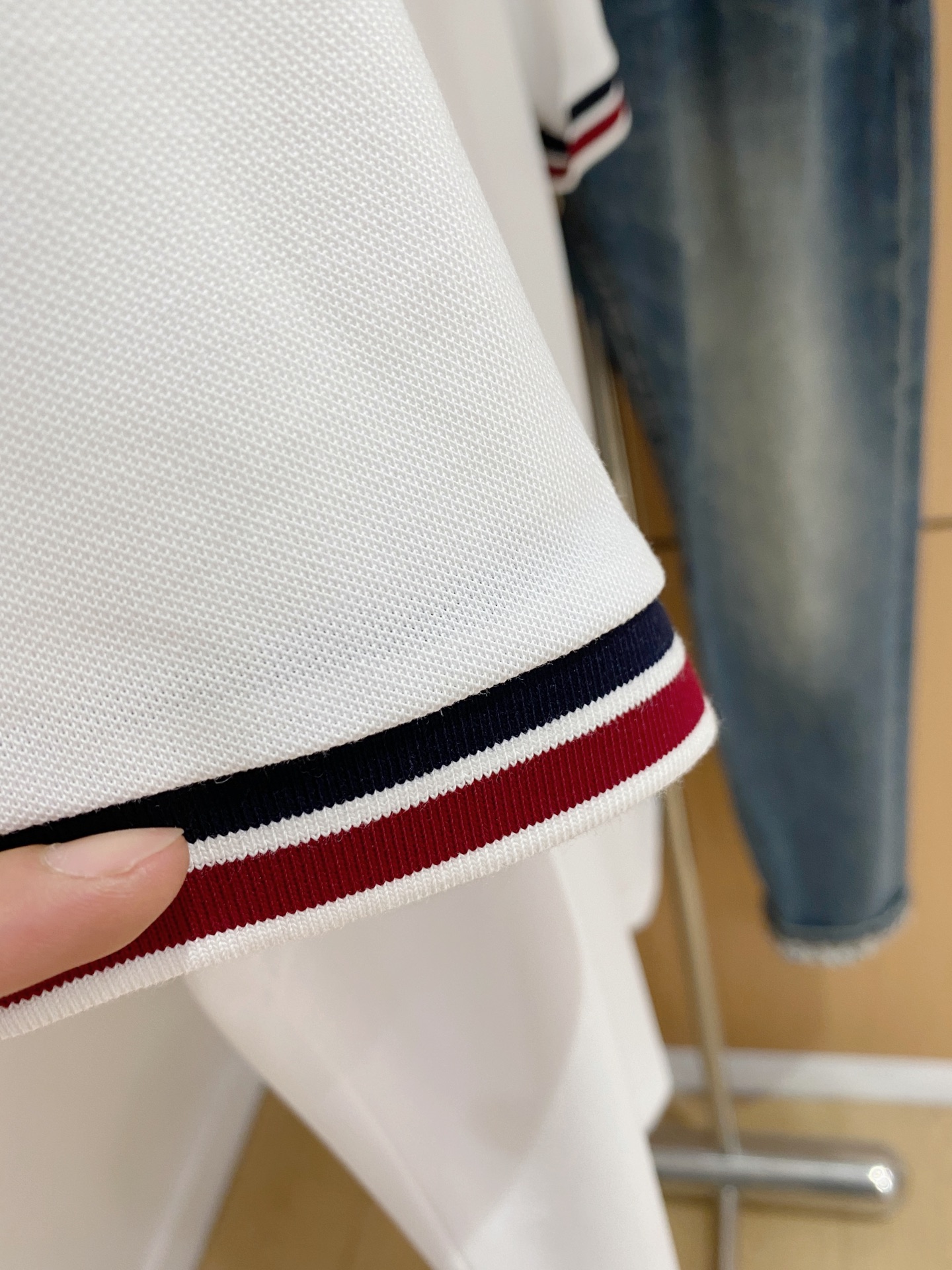 PTB 25SS新款春夏短袖翻领T恤Polo，最高版本客供定制高端朱地面料简单时尚款，拼色螺纹超级好看！