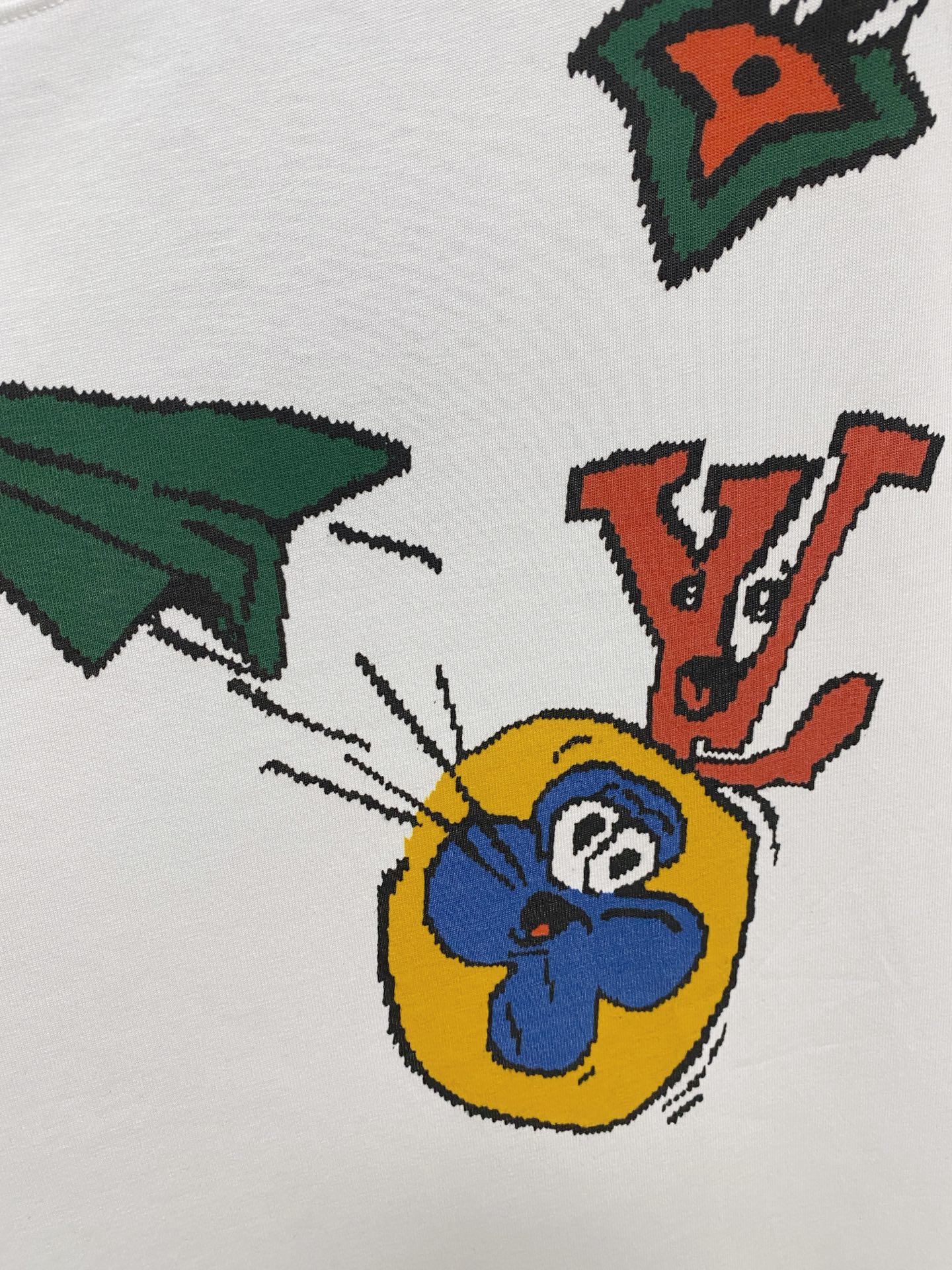 PLV2025夏季新款短袖T恤，个性艺术系列全网独家首发 百搭款细节处理完美纯棉面料十分精致 原版面料 