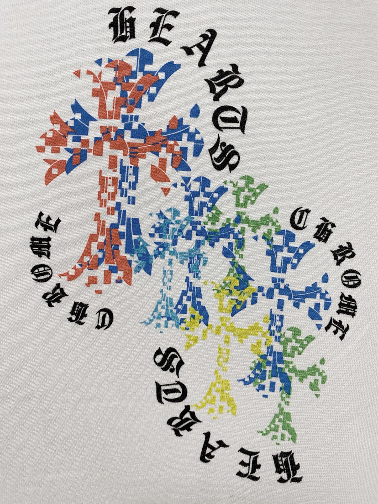 P克罗心2025夏季新款短袖T恤，个性艺术系列全网独家首发 百搭款细节处理完美纯棉面料十分精致 原版面料