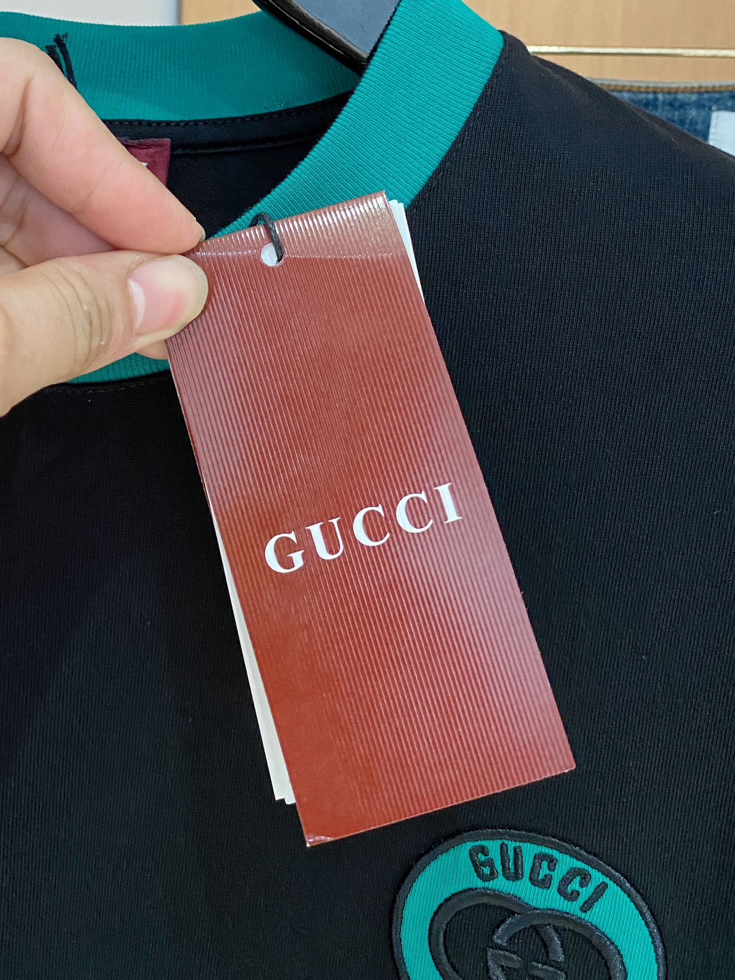 ss古驰纯棉最新面料经典标识图案logo时尚简约潮流短袖，最顶级的品质专柜原单短袖，顶级制作工艺进口面料