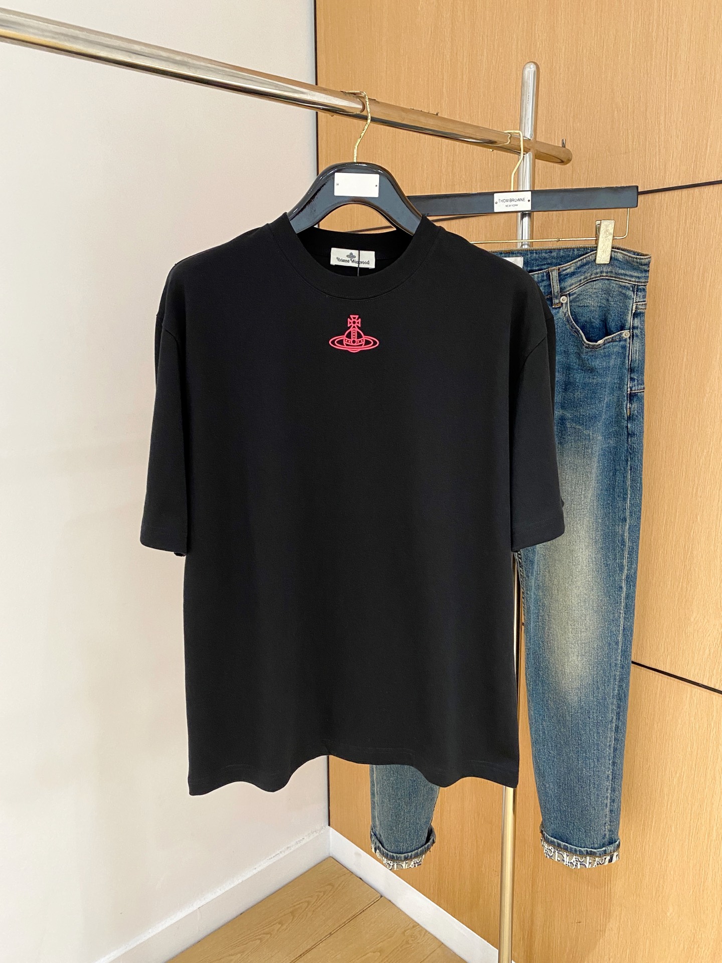 ss西太后纯棉最新面料经典标识图案logo时尚简约潮流短袖，最顶级的品质专柜原单短袖，顶级制作工艺进口面