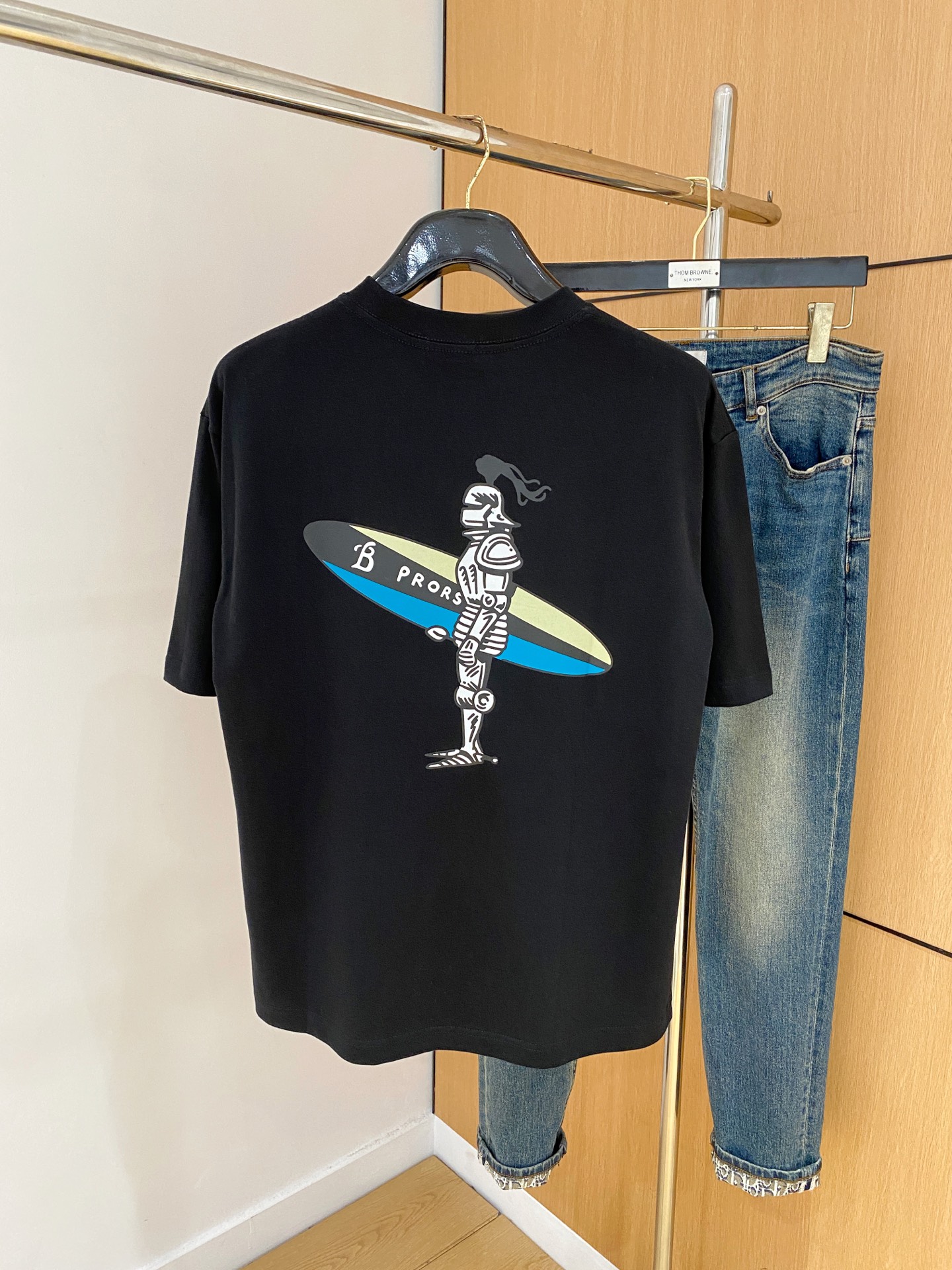 ss巴宝莉纯棉最新面料经典标识图案logo时尚简约潮流短袖，最顶级的品质专柜原单短袖，顶级制作工艺进口面