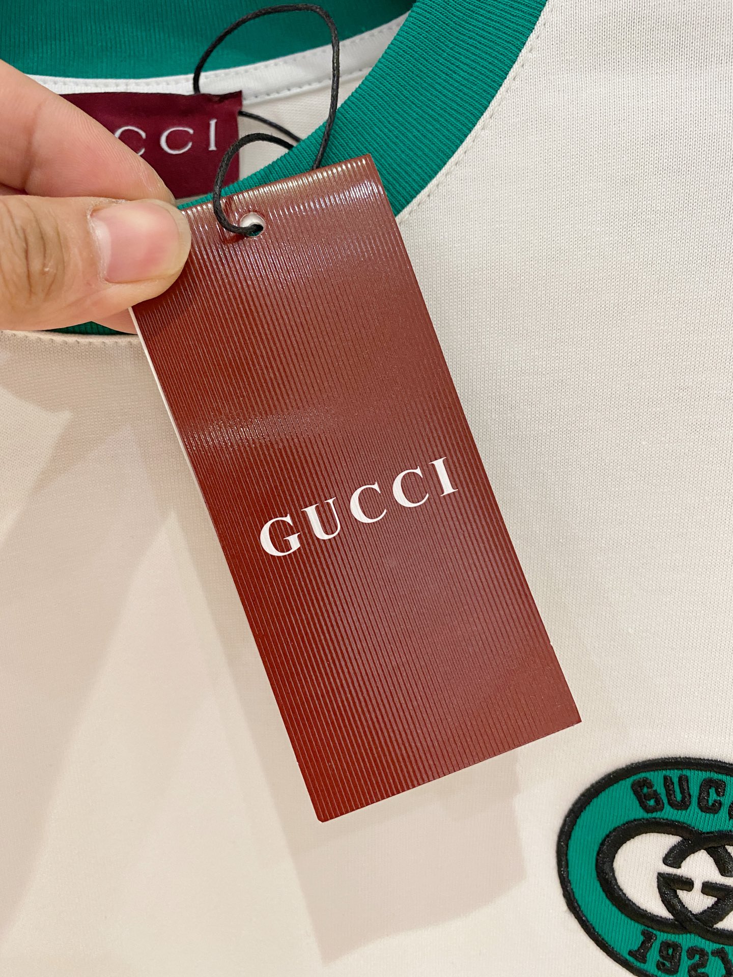 ss古驰纯棉最新面料经典标识图案logo时尚简约潮流短袖，最顶级的品质专柜原单短袖，顶级制作工艺进口面料