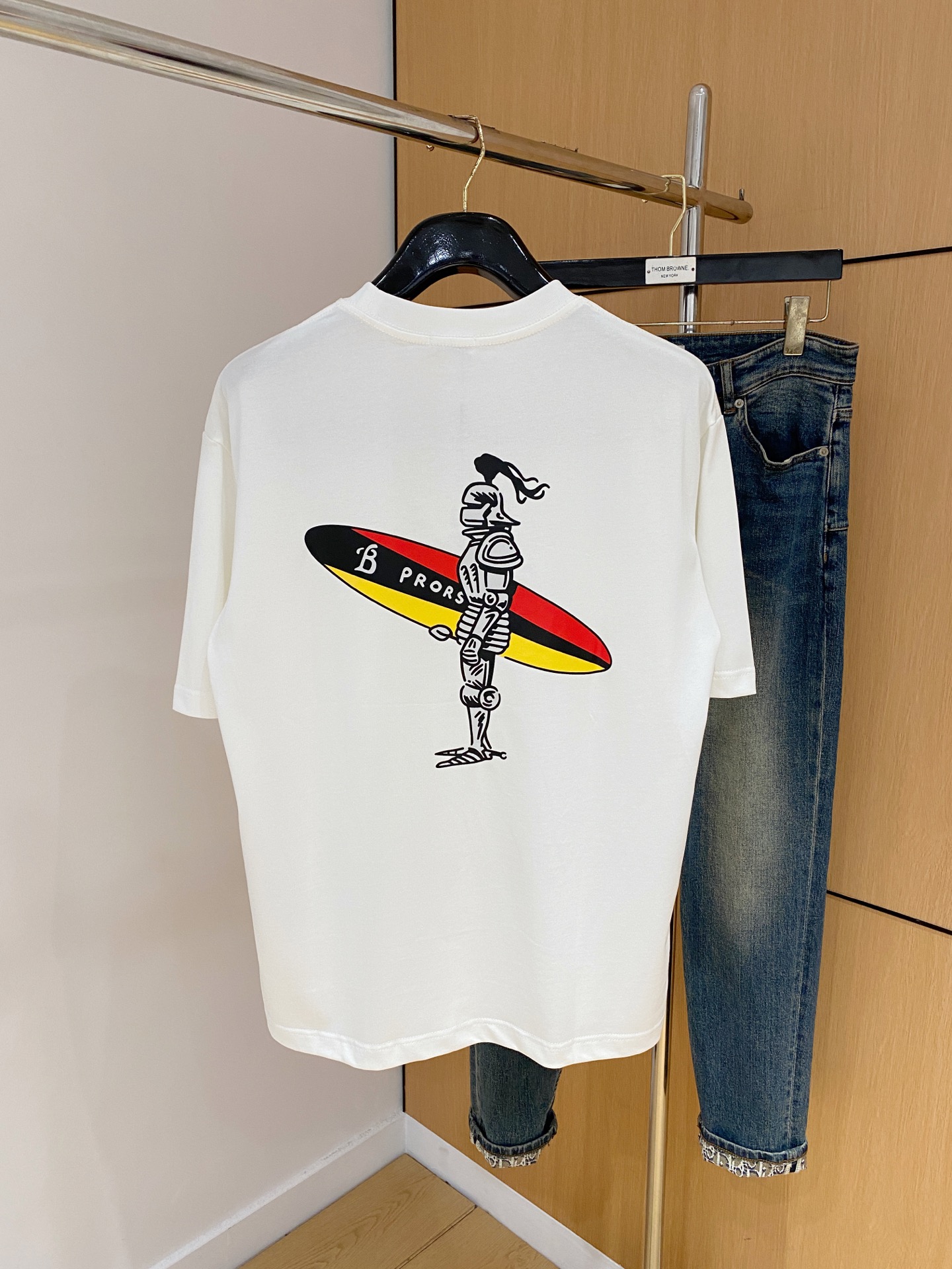 ss巴宝莉纯棉最新面料经典标识图案logo时尚简约潮流短袖，最顶级的品质专柜原单短袖，顶级制作工艺进口面