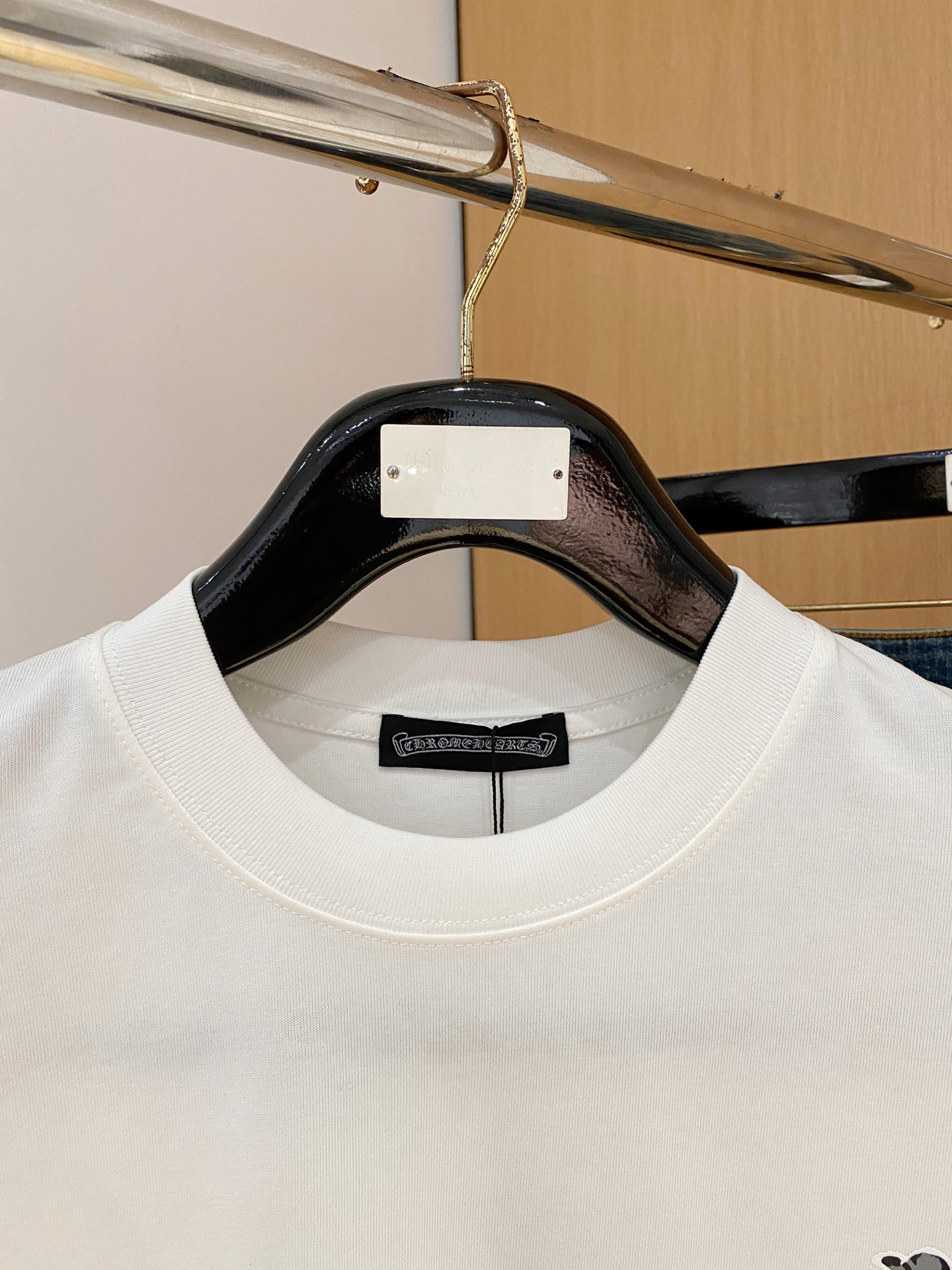 ss克罗心纯棉最新面料经典标识图案logo时尚简约潮流短袖，最顶级的品质专柜原单短袖，顶级制作工艺进口面