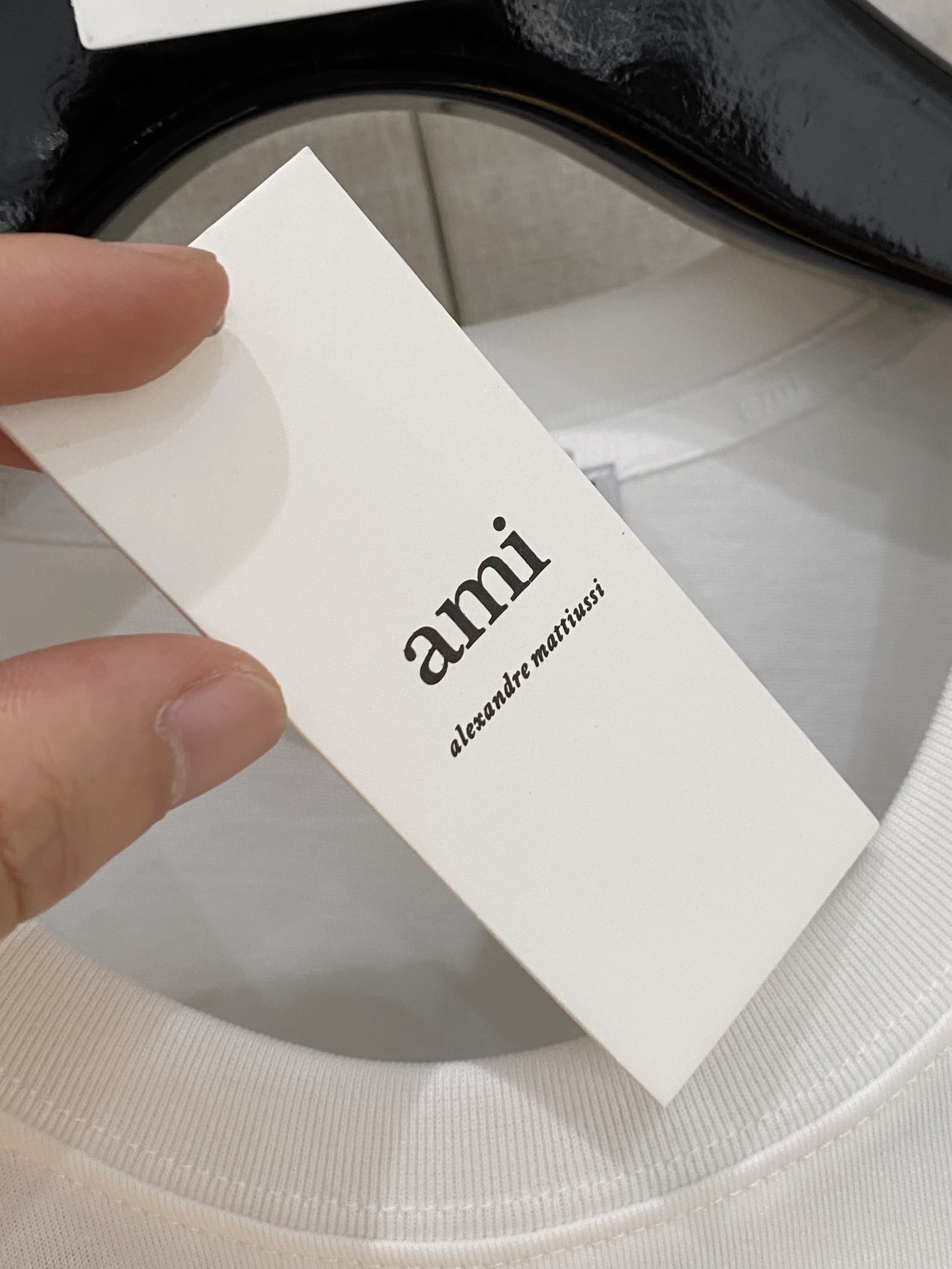 PAMi 25ss新款背心 领口和袖口增强螺纹不易变形🫠 领口包条螺纹、领脚标识logo侧麦！面料经洗水