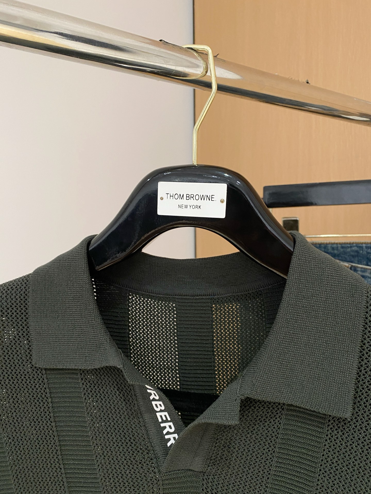 P巴宝莉25SS新款春夏短袖翻领T恤Polo，最高版本客供定制高端针织🧶面料简单时尚款，经典logo简单
