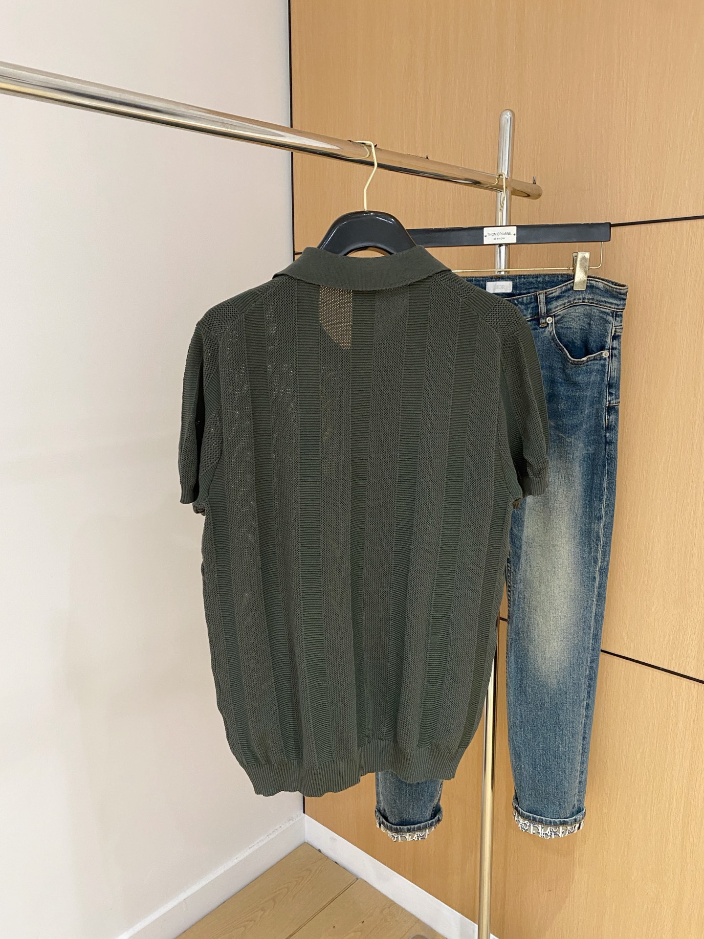 P巴宝莉25SS新款春夏短袖翻领T恤Polo，最高版本客供定制高端针织🧶面料简单时尚款，经典logo简单