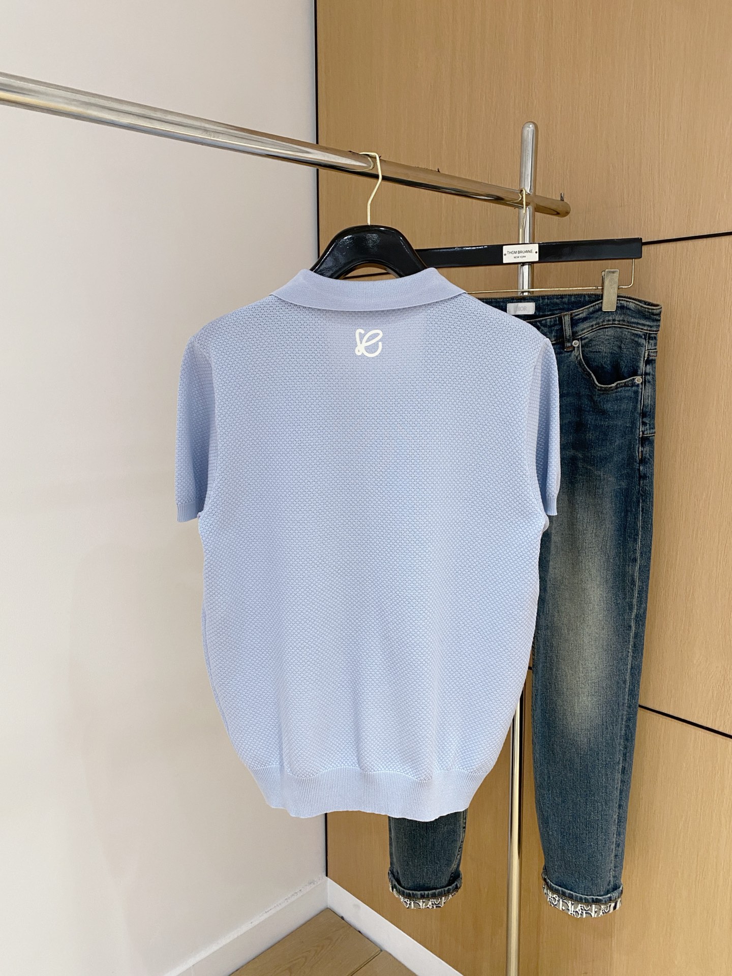 P罗意威25SS新款春夏短袖翻领T恤Polo，最高版本客供定制高端针织🧶面料简单时尚款，经典logo简单