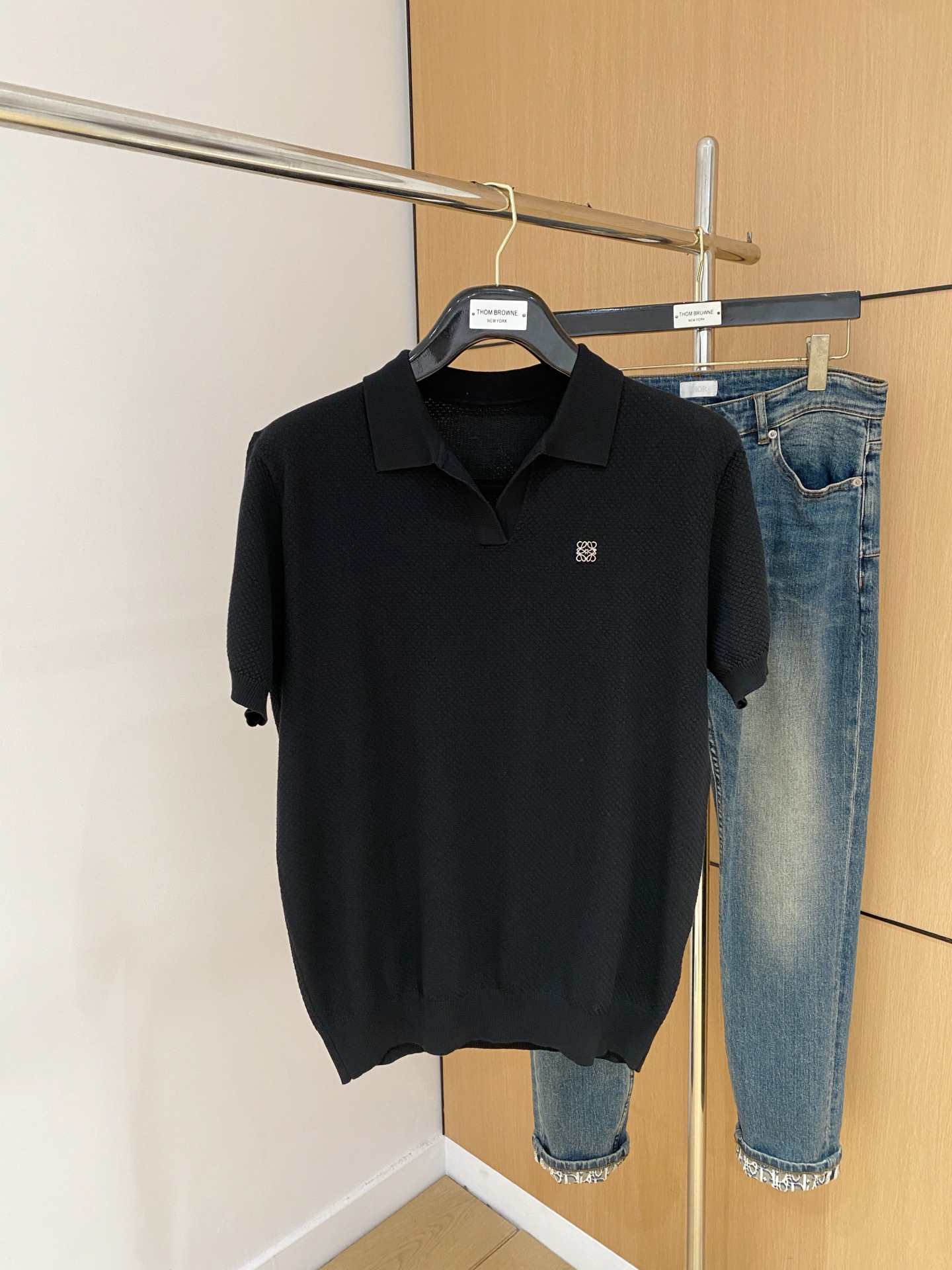 P罗意威25SS新款春夏短袖翻领T恤Polo，最高版本客供定制高端针织🧶面料简单时尚款，经典logo简单