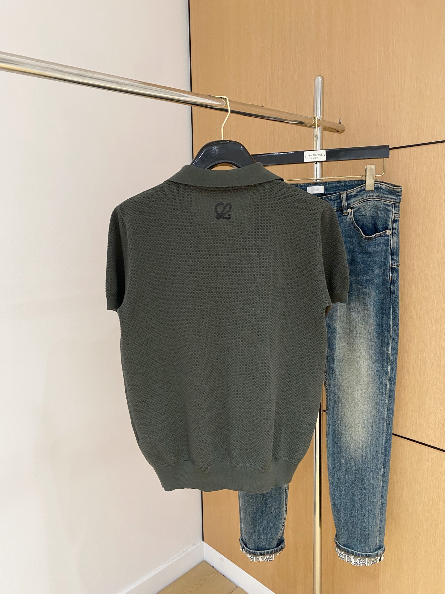 P罗意威25SS新款春夏短袖翻领T恤Polo，最高版本客供定制高端针织🧶面料简单时尚款，经典logo简单