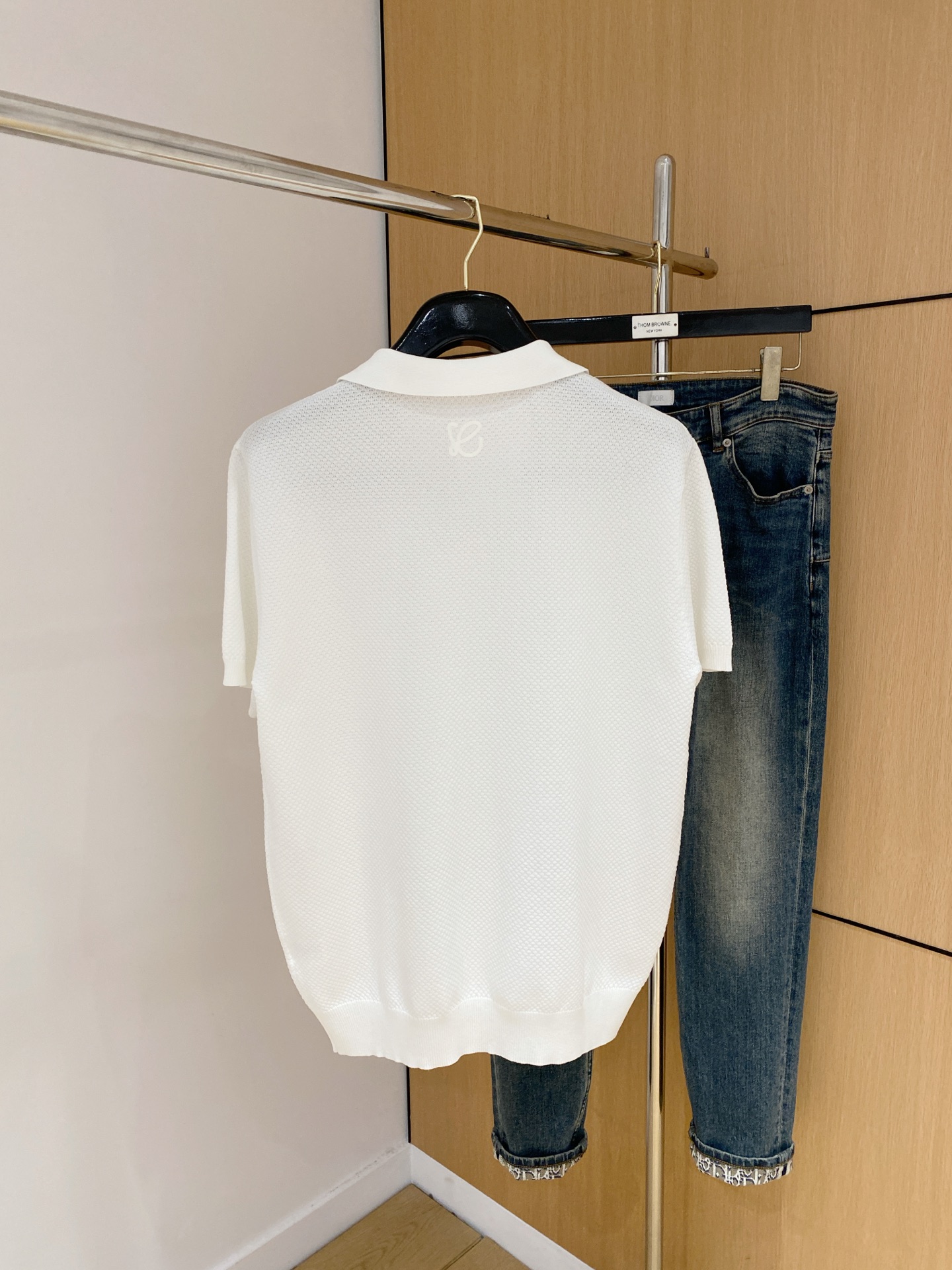P罗意威25SS新款春夏短袖翻领T恤Polo，最高版本客供定制高端针织🧶面料简单时尚款，经典logo简单