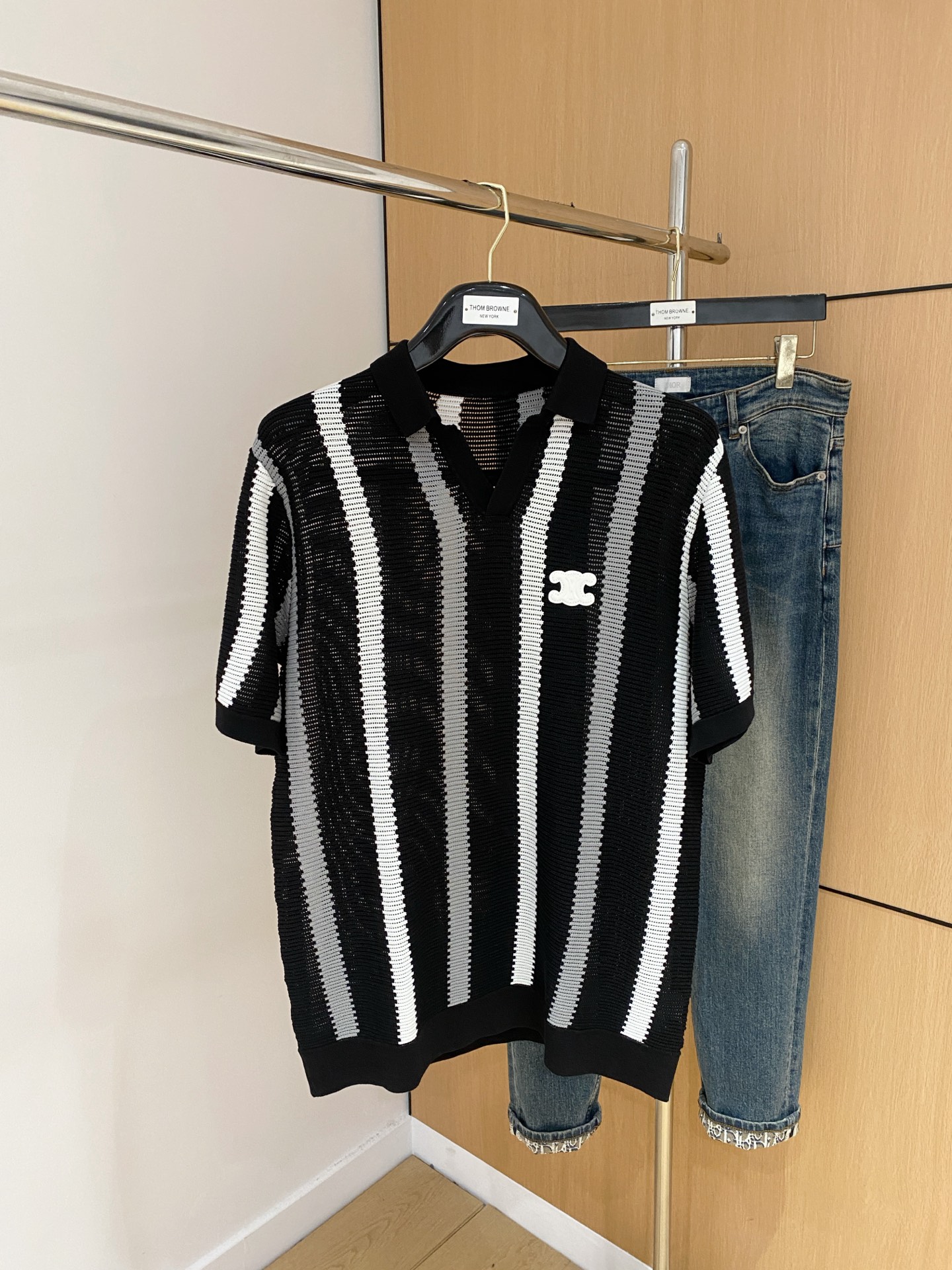 P赛林25SS新款春夏短袖翻领T恤Polo，最高版本客供定制高端针织🧶面料简单时尚款，经典logo简单大