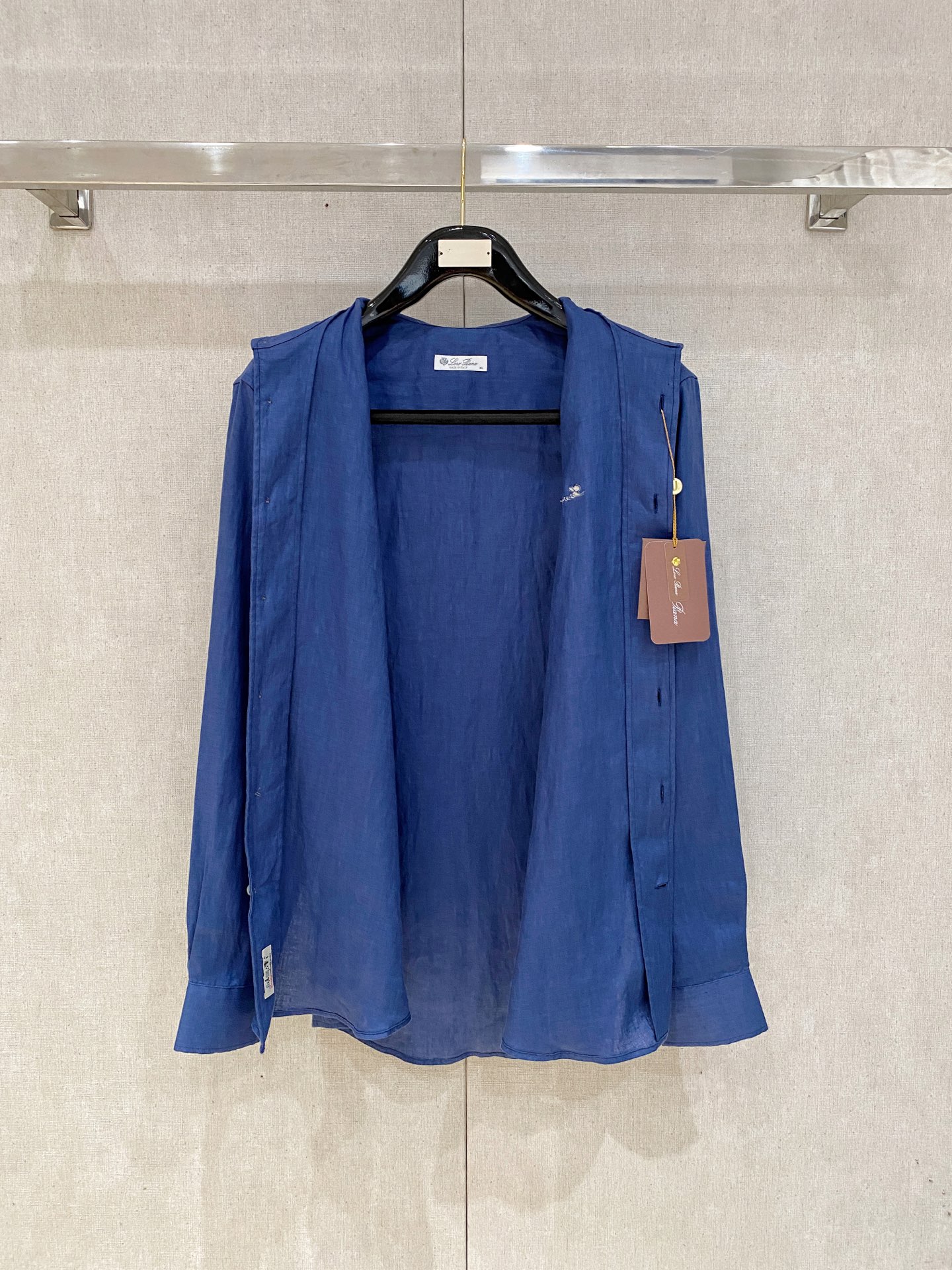 长袖P，lP🆕轻盈雅致，长袖亚麻衬衫——25年春夏日里的温柔守候短袖衬衫，臻品定制系列的材质、精湛的工艺