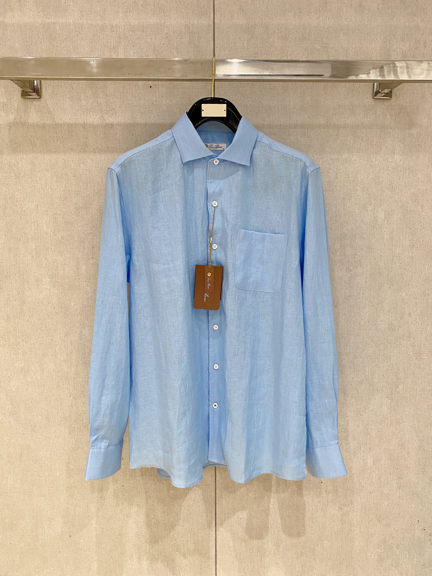 长袖P，lP🆕轻盈雅致，长袖亚麻衬衫——25年春夏日里的温柔守候短袖衬衫，臻品定制系列的材质、精湛的工艺