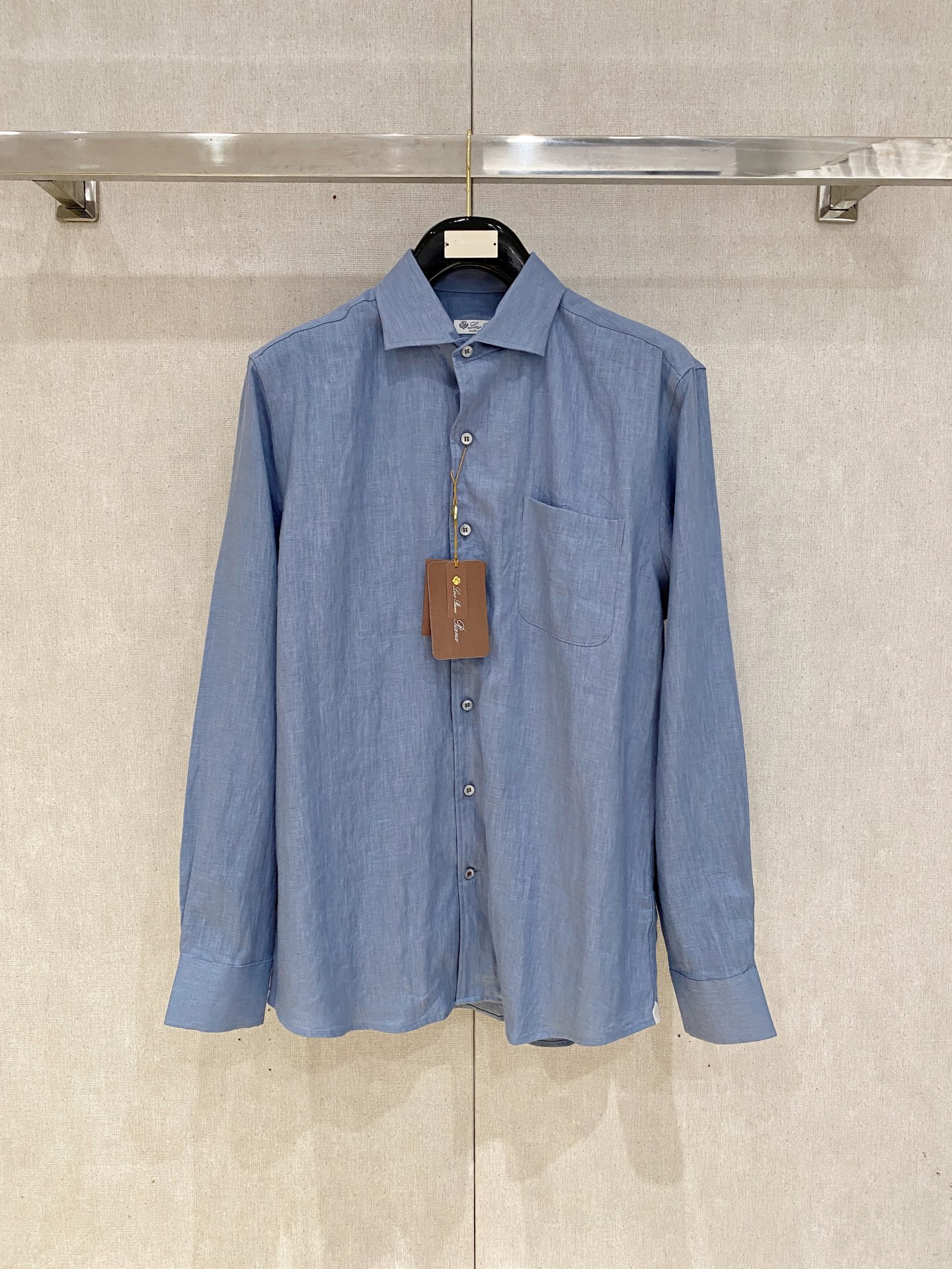 长袖P，lP🆕轻盈雅致，长袖亚麻衬衫——25年春夏日里的温柔守候短袖衬衫，臻品定制系列的材质、精湛的工艺