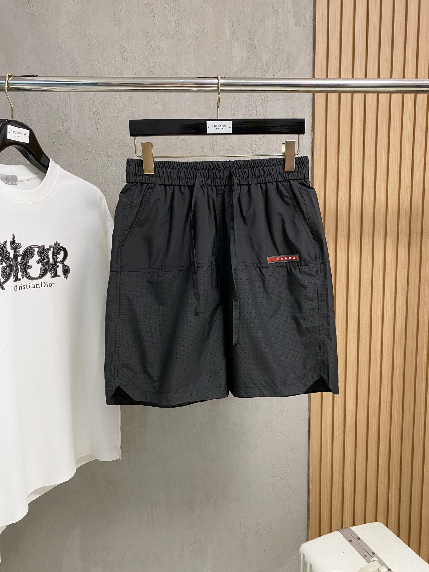 Prada Men's Summer Casual Shorts - Breathable Fabric, High-Quality Design 2 i1751121361696 7835 0 1