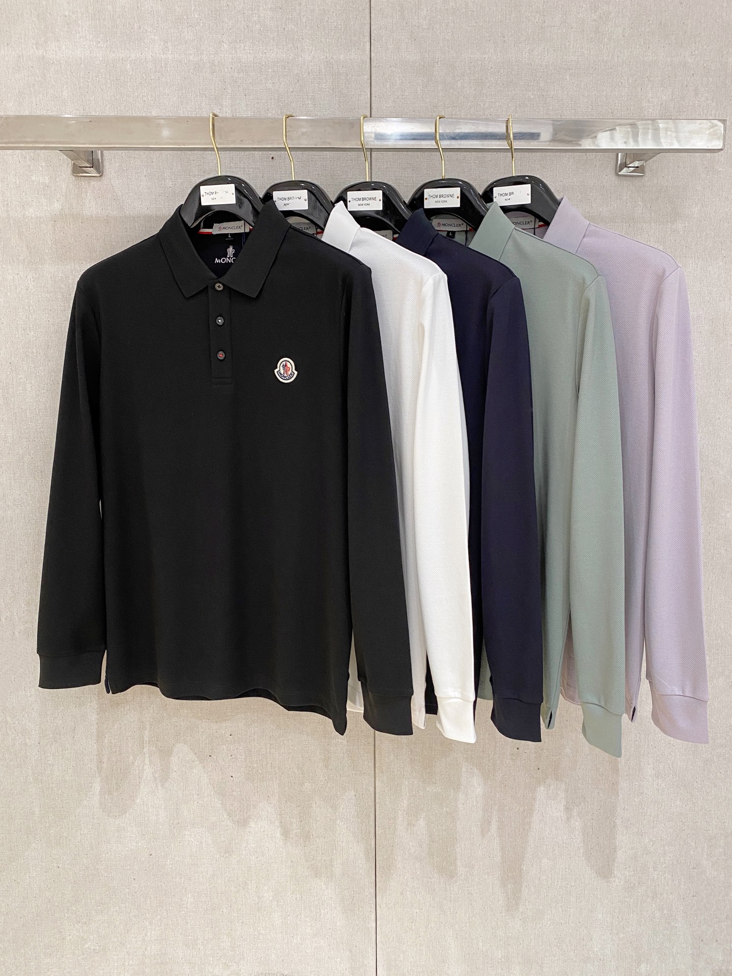 开春新品  蒙口 独家专供新款原单男士Polo长袖高端定制 高版本 时尚百搭爆款⚠️⚠️✨✨原版进口纯棉