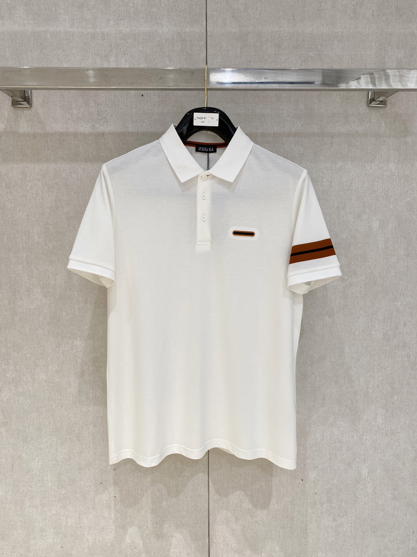 新品上市 杰尼亚2025ss夏季新款字母logo男士翻领Polo衫！经典商务男款，高端男装的天花板级别的