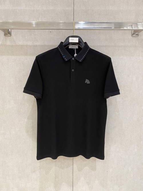 Hermes 2025SS Men's Polo Shirt - Classic Business Style with Logo 1 Hermes 2025SS Men's Polo Shirt - Classic Business Style with Logo