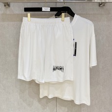 PAMIRI🔥🔥高端定制 2025春夏新款首发专柜最新款短袖短裤休闲套装 重工凹凸图案设计 领子袖子做破 PAMIRI🔥🔥高端定制 2025春夏新款首发专柜最新款短袖短裤休闲套装 重工凹凸图案设计 领子袖子做破