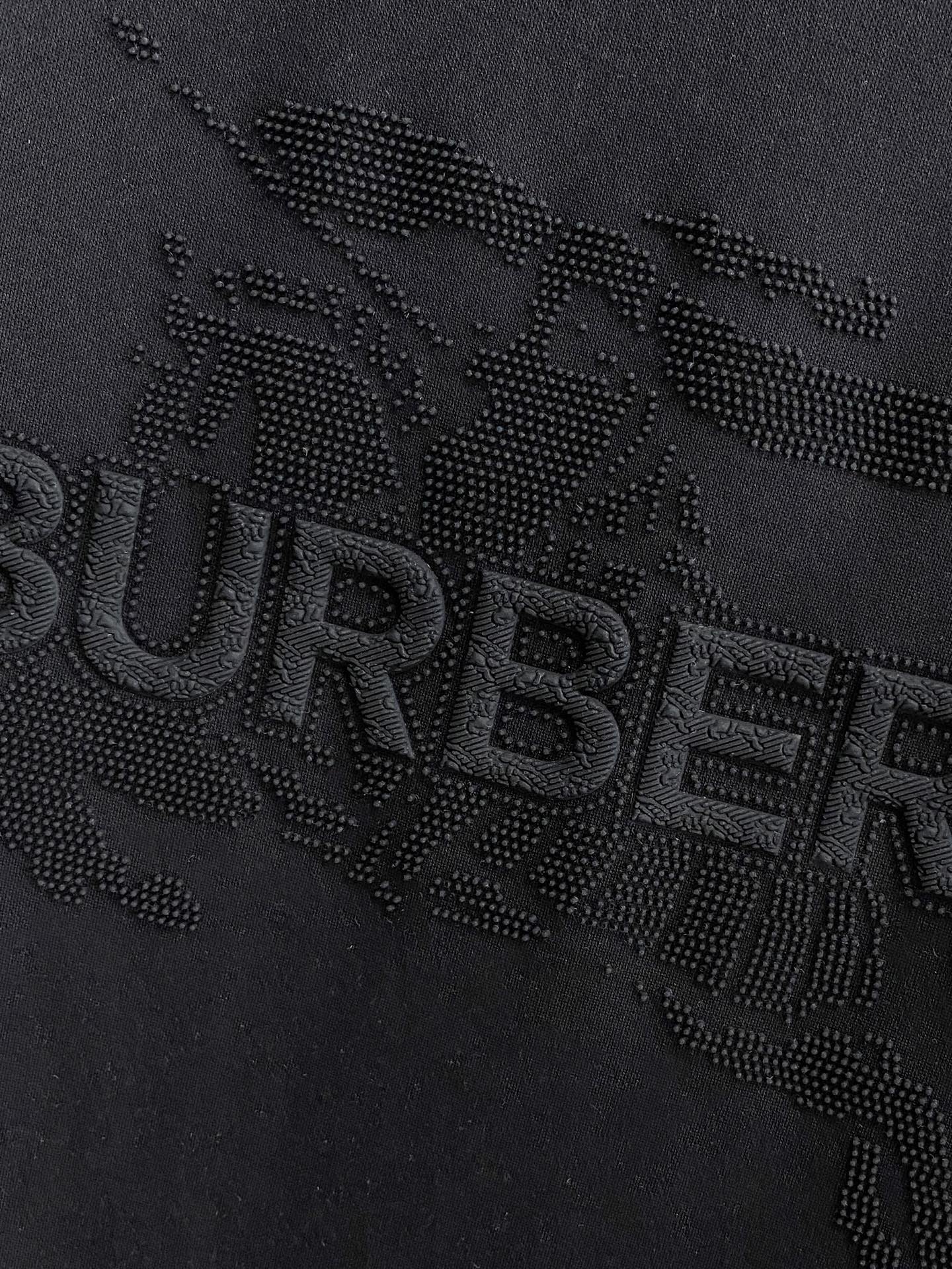  巴宝莉 2025春夏新款首发专柜最新款圆领短袖 高端订制 设计前卫时尚！品牌logo重工艺设计 高端定