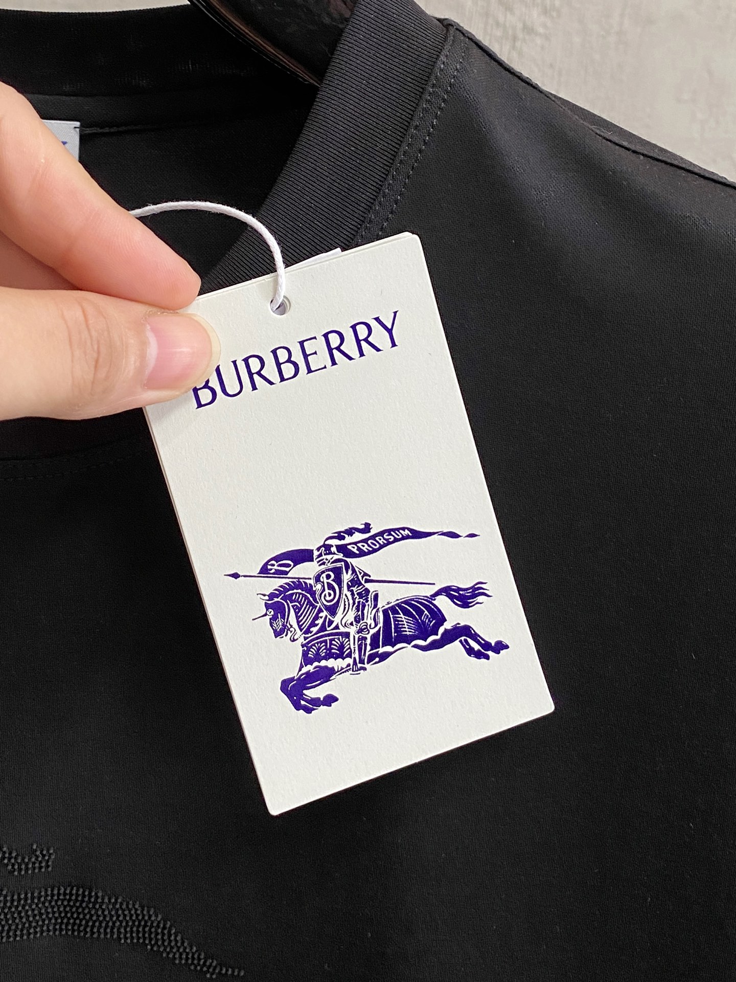  巴宝莉 2025春夏新款首发专柜最新款圆领短袖 高端订制 设计前卫时尚！品牌logo重工艺设计 高端定