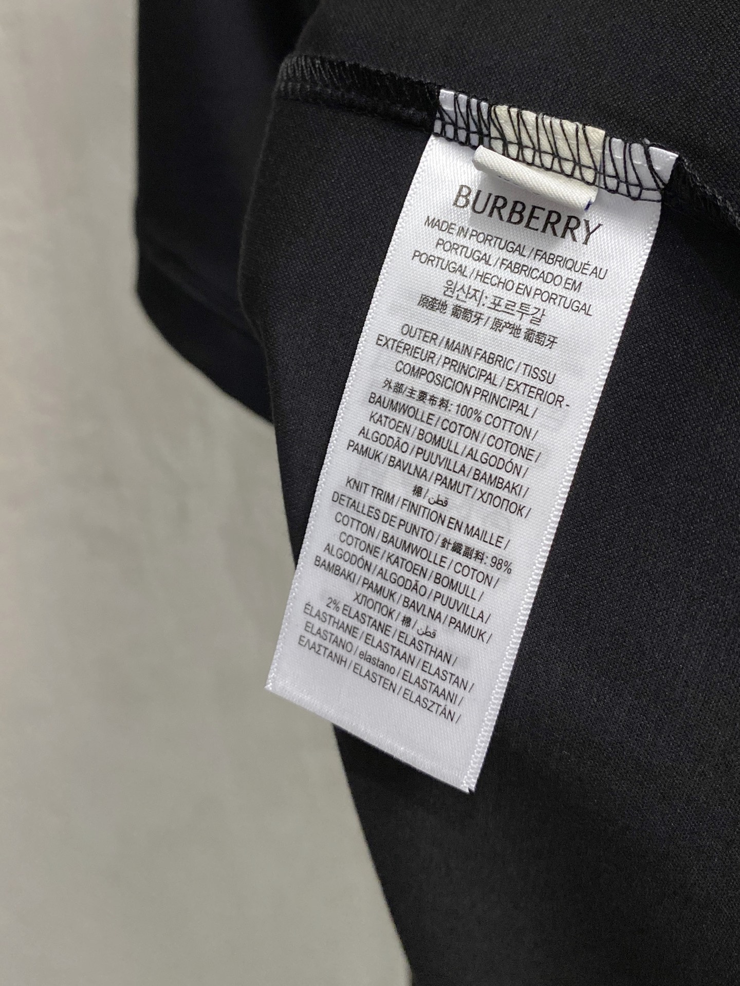  巴宝莉 2025春夏新款首发专柜最新款圆领短袖 高端订制 设计前卫时尚！品牌logo重工艺设计 高端定