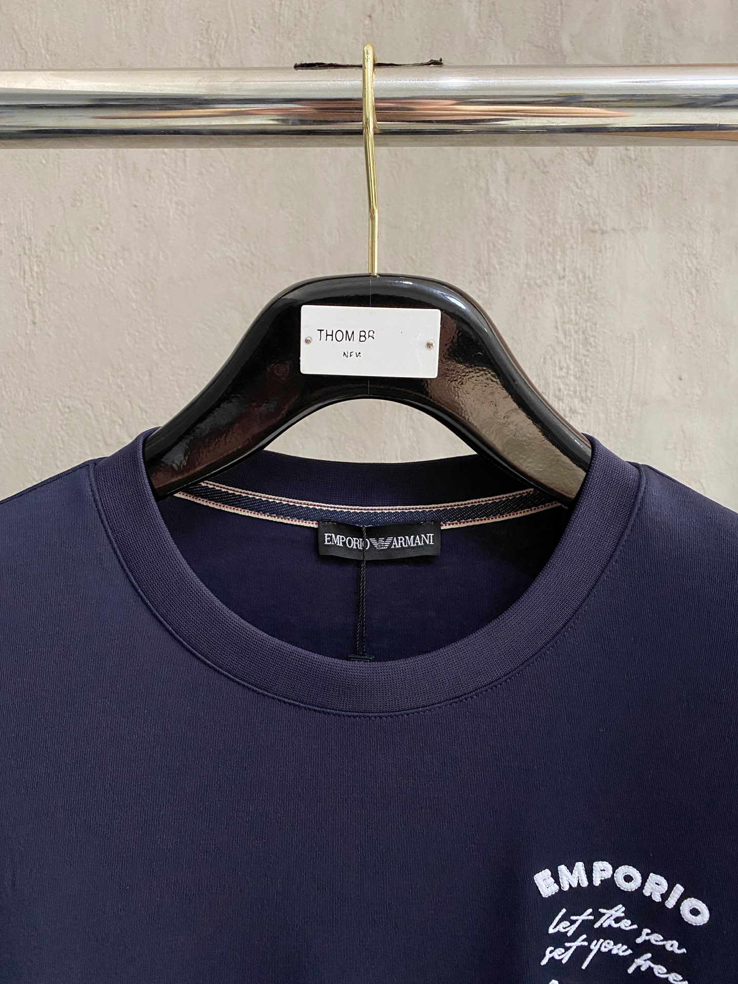Emporio Armani Men's Navy Long Sleeve Polo Shirt - Soft, Comfortable Fit 2 i1753805315969 5803 0 1