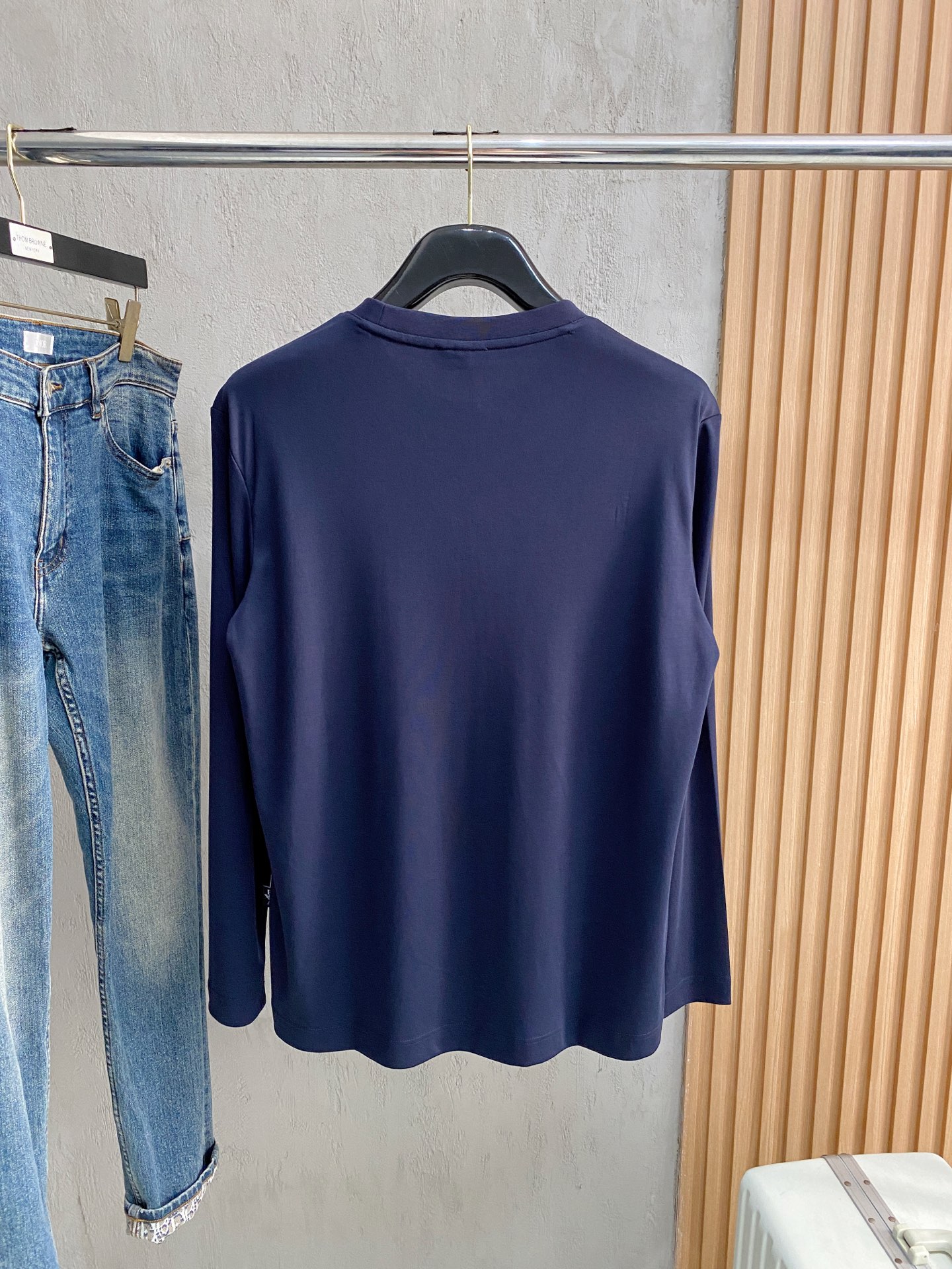 Emporio Armani Men's Navy Long Sleeve Polo Shirt - Soft, Comfortable Fit 8 i1753805317096 5234 0 7