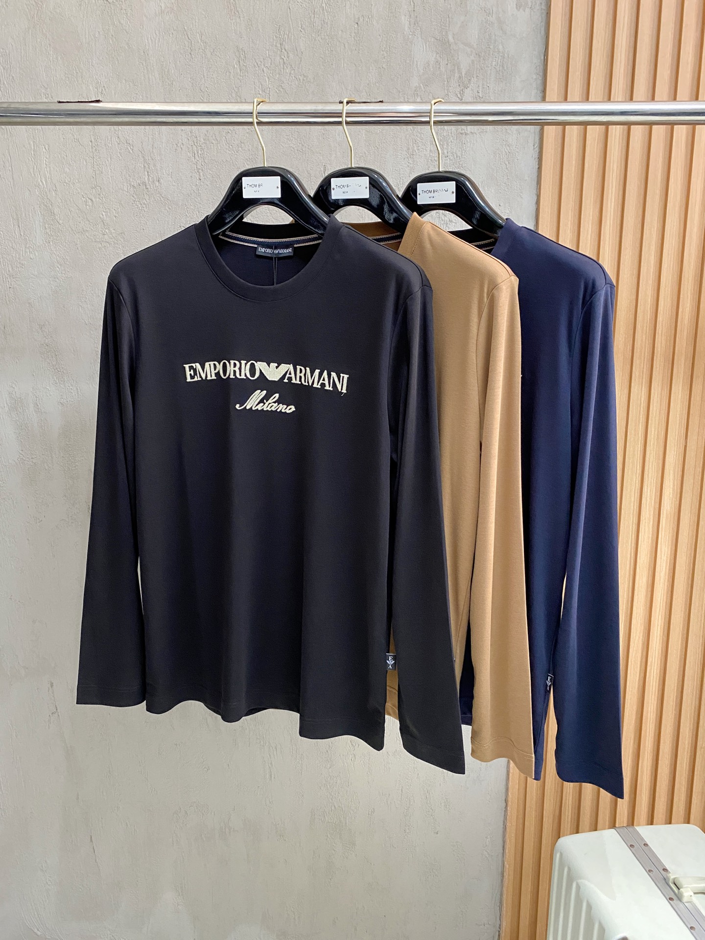 Emporio Armani Men's Long Sleeve Polo Shirt - Premium Cotton Blend 9 i1753805339818 5907 0 8