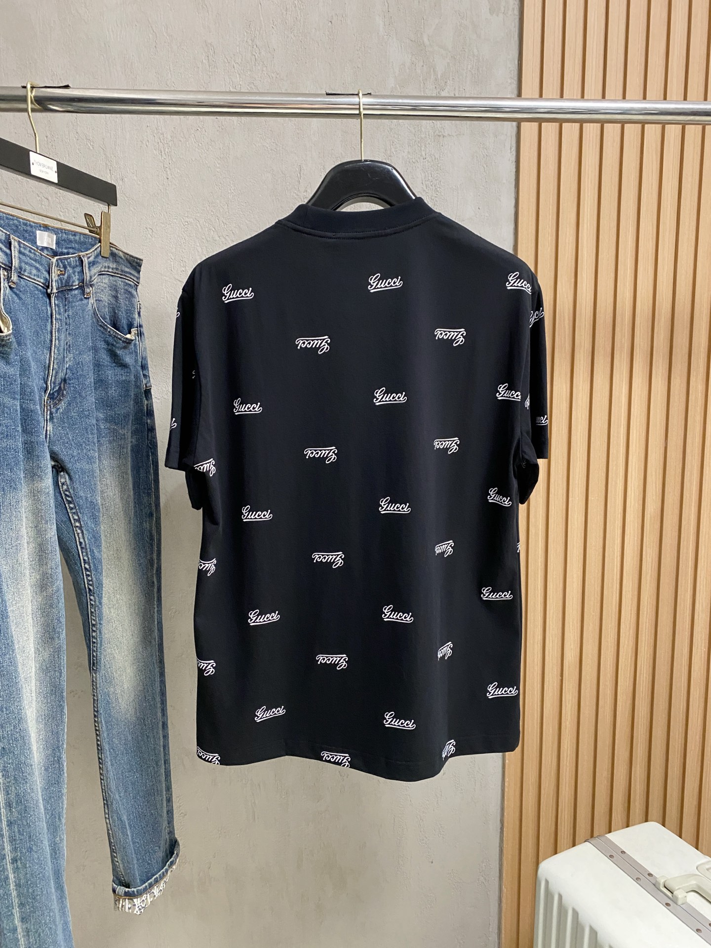 高版本 古驰 2025新款经典圆领短袖，时尚百搭经典元素打造精致工艺专柜面料，顶级元素融合打造，经典短袖