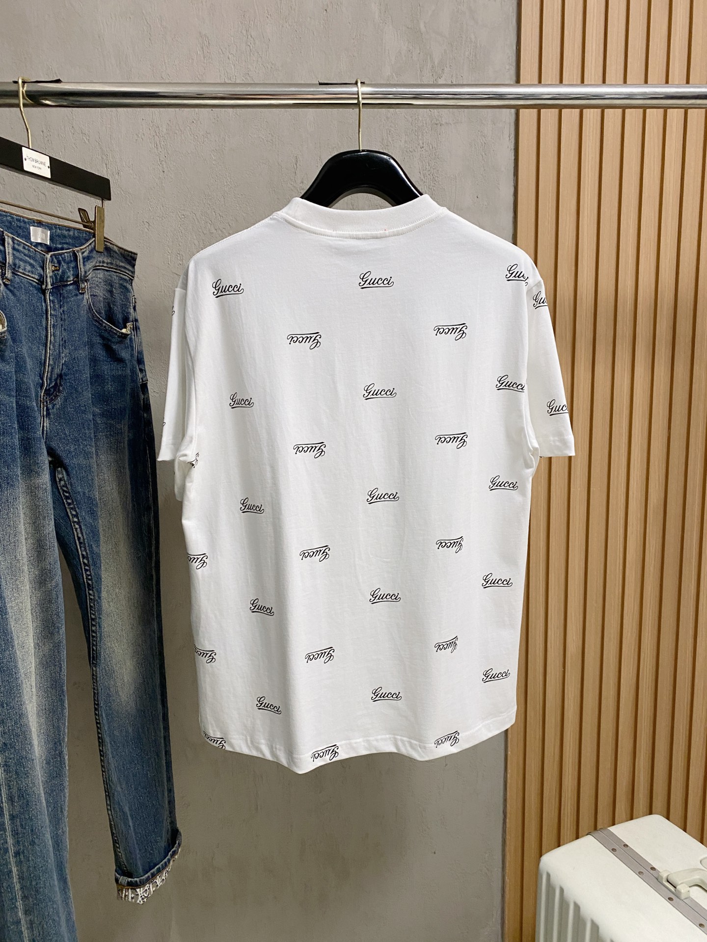 高版本 古驰 2025新款经典圆领短袖，时尚百搭经典元素打造精致工艺专柜面料，顶级元素融合打造，经典短袖