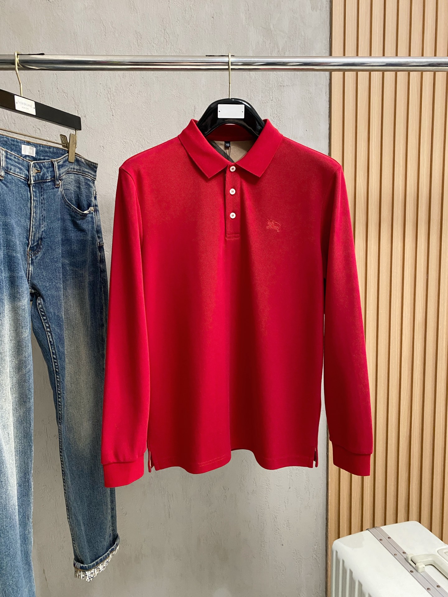 开春新品  巴宝莉 独家专供新款原单男士Polo长袖高端定制 高版本 时尚百搭爆款⚠️⚠️✨✨原版进口纯