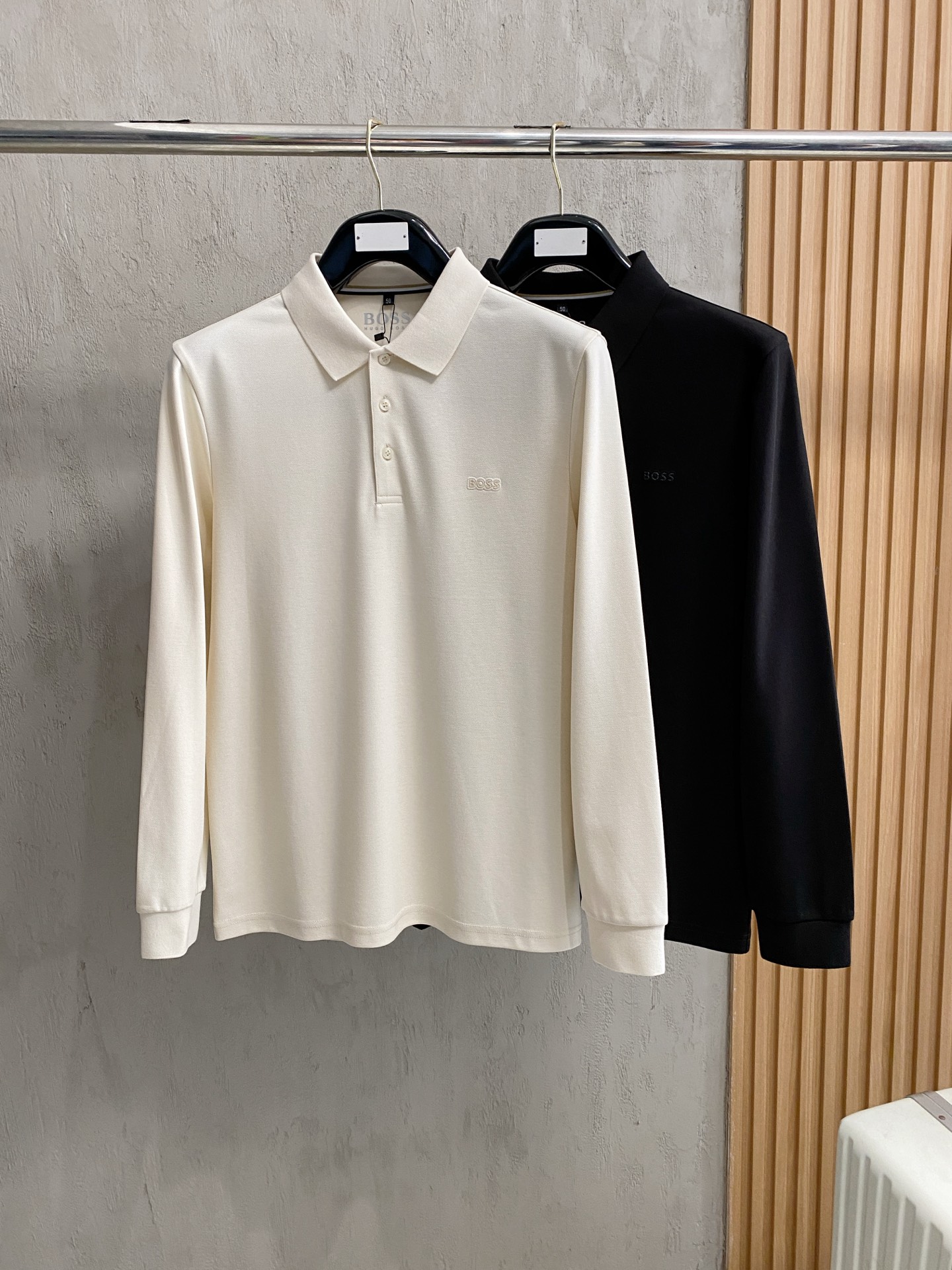 BOSS Men's Long Sleeve Polo Shirt - Original Design, Premium Cotton 10 i1755364633372 241 0 0