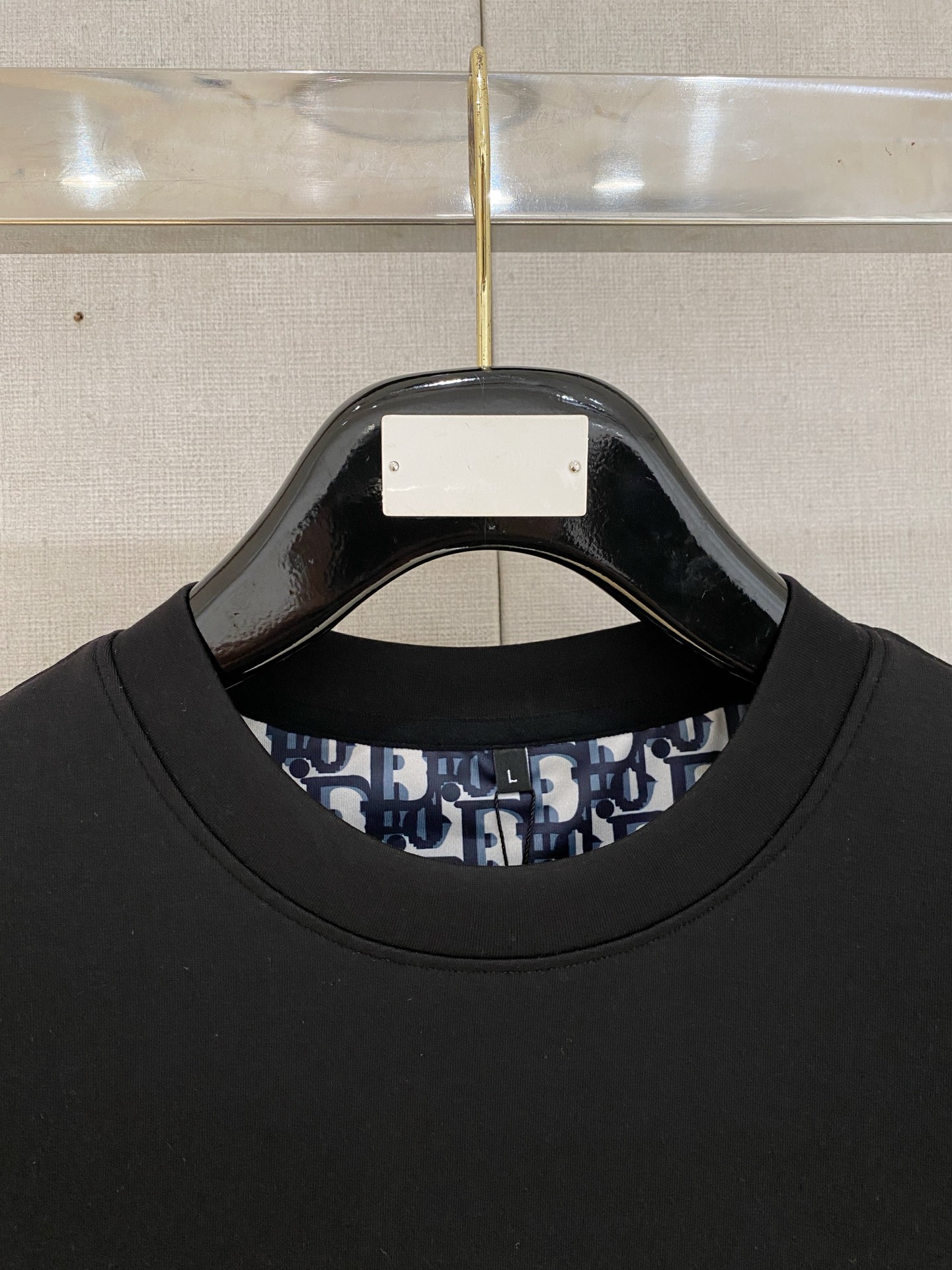 迪奥 短袖卫衣 2025 秋冬新款面料：丝光莫代尔棉颜色：黑色 白色尺码：M-4XL