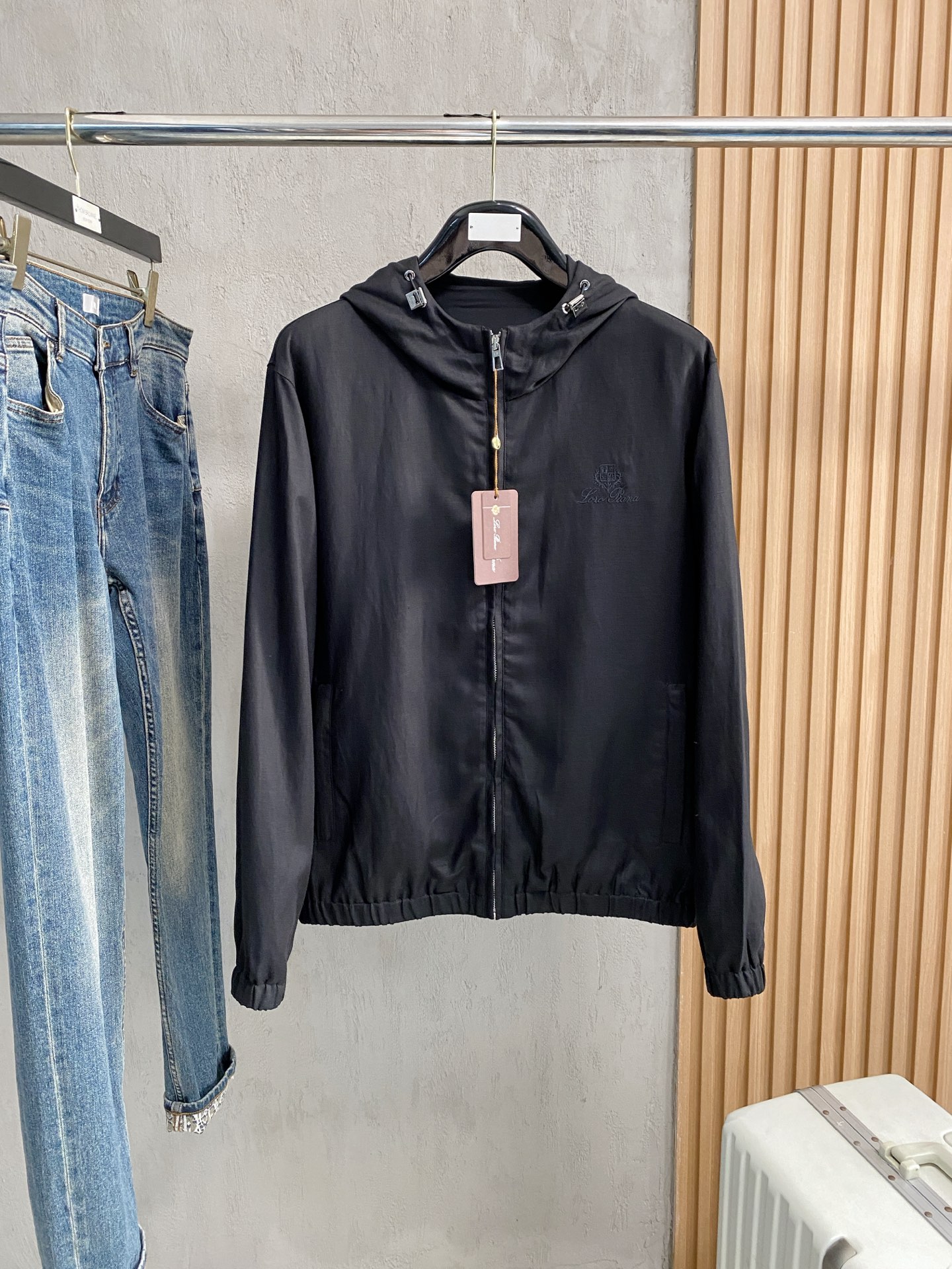 Loro Piana Lightweight Hooded Jacket - Stylish, Comfortable, and Wrinkle-Resistant