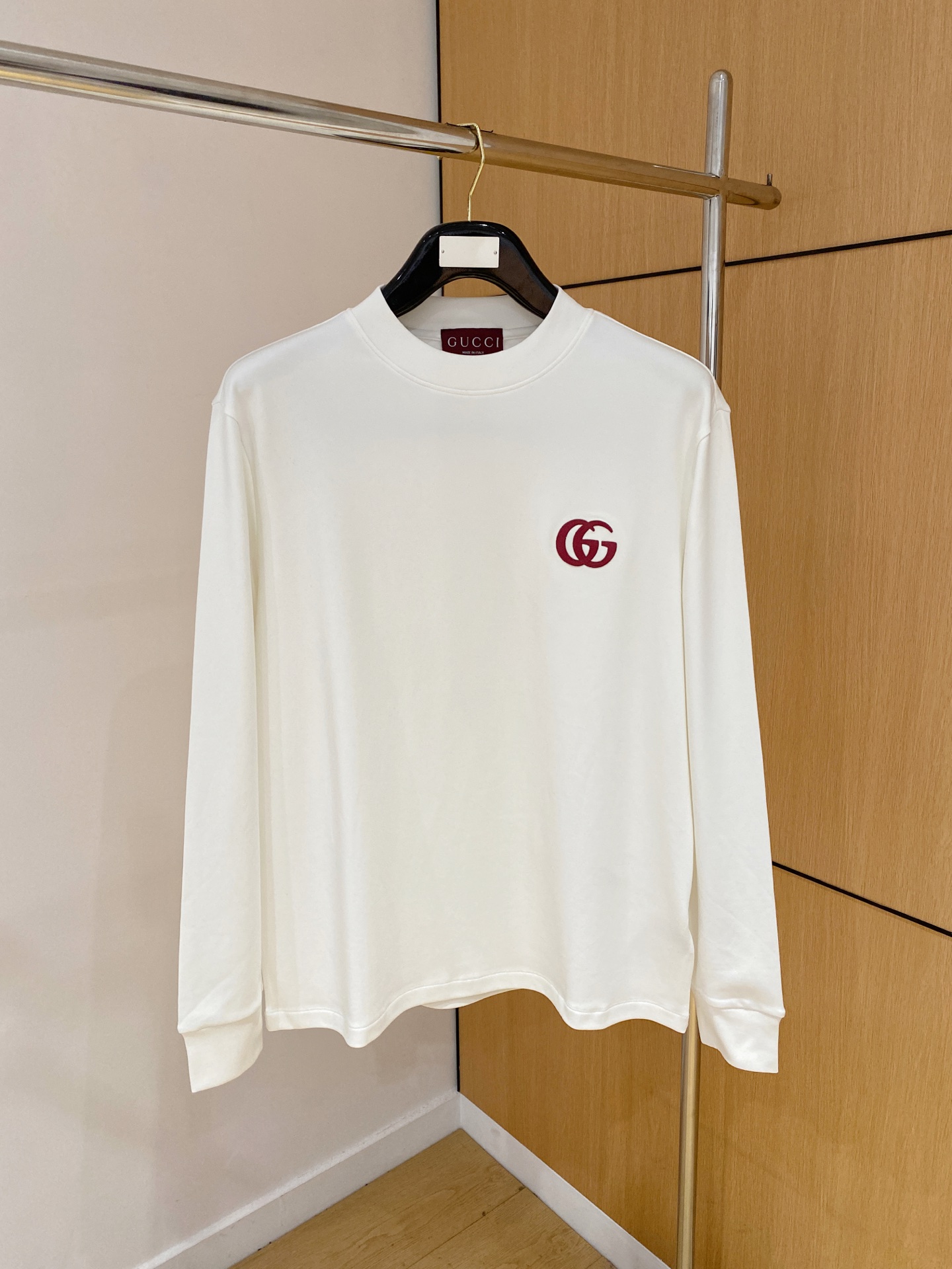 G家 2025秋冬男士最新的贸易订单打底衫，全品相！！采用logo图案刺绣设计！定制婴儿绒面料！上身舒适