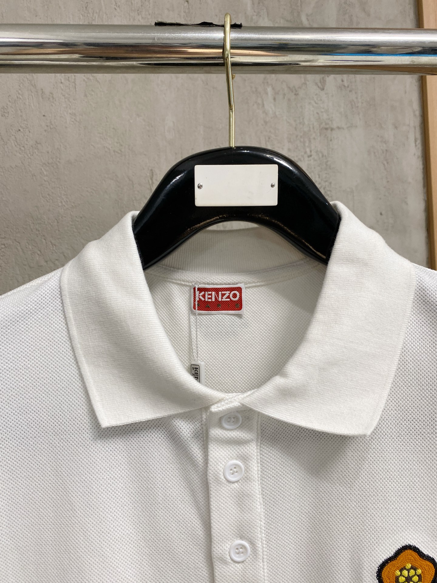 KENZO 2025SS New Short Sleeve Polo Shirt with Floral Embroidery - Oversized Fit 3 i1756303875618 2000 0 1