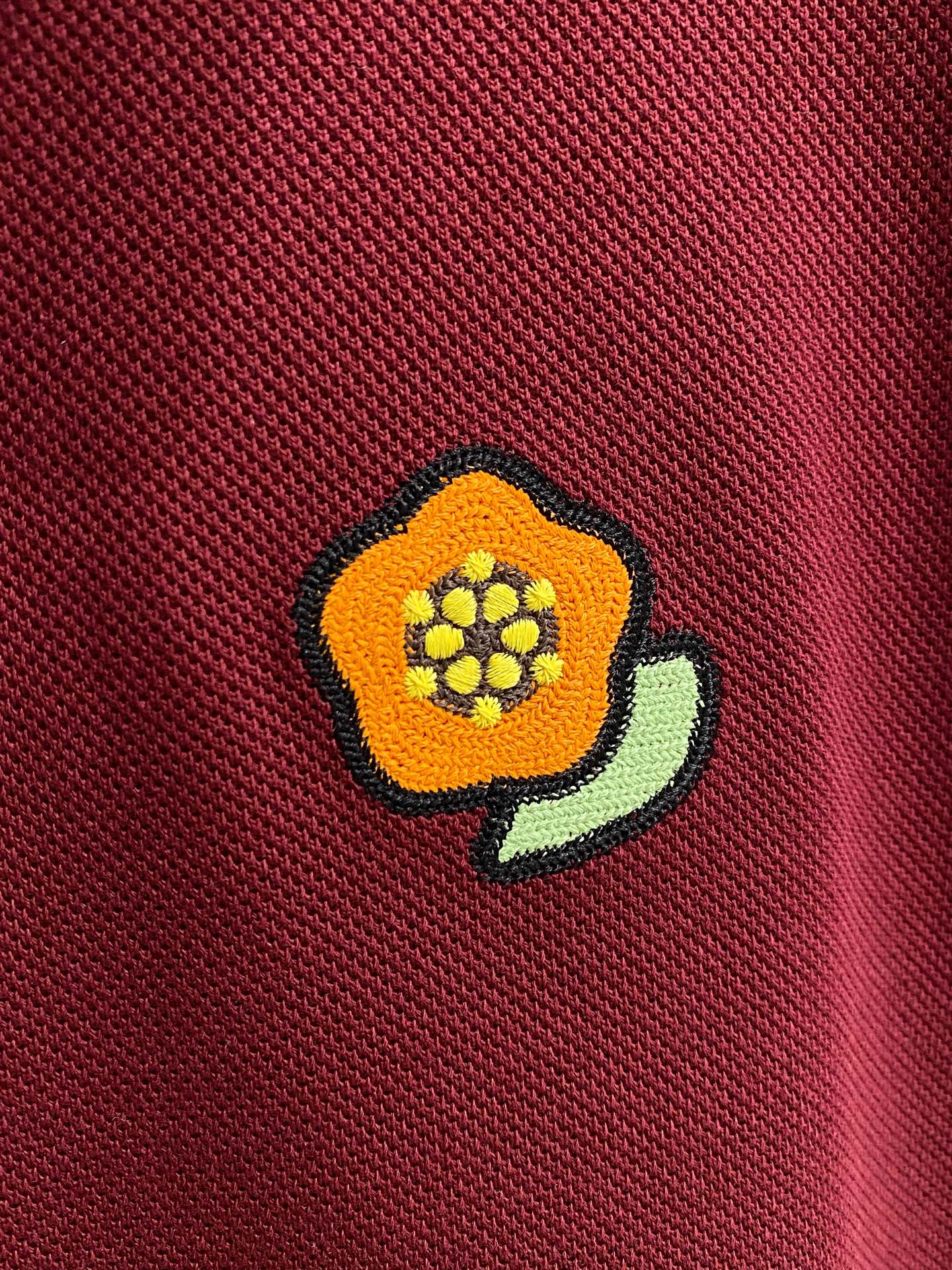 KENZO 2025SS Embroidered Flower Polo Shirt Oversized Fit Soft Cotton 6 i1756303908175 6280 0 3