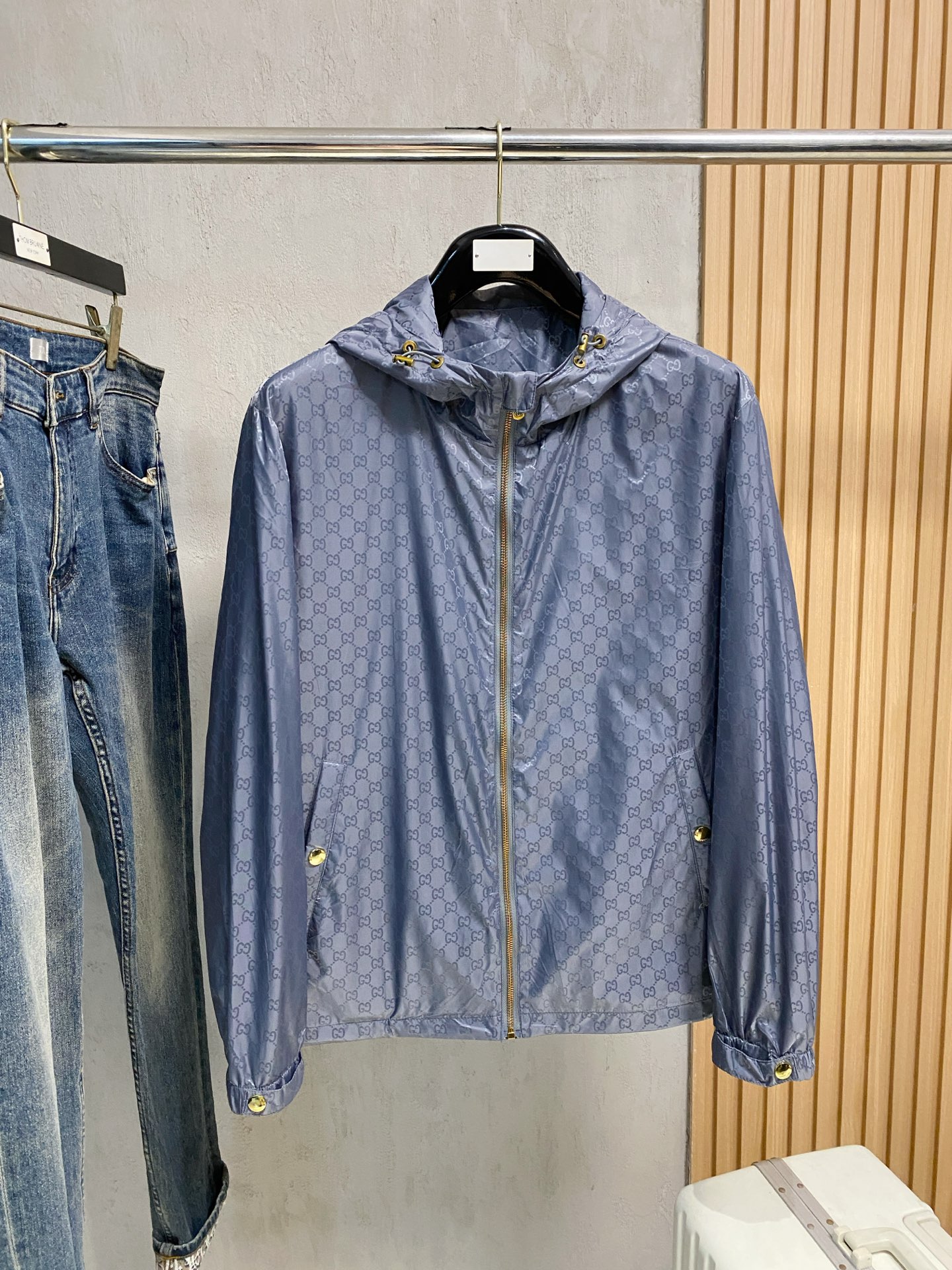 Gucci Jacquard Windbreaker Jacket - Stylish, Durable, and Water-Resistant 1 i1756833273770 6127 0 1