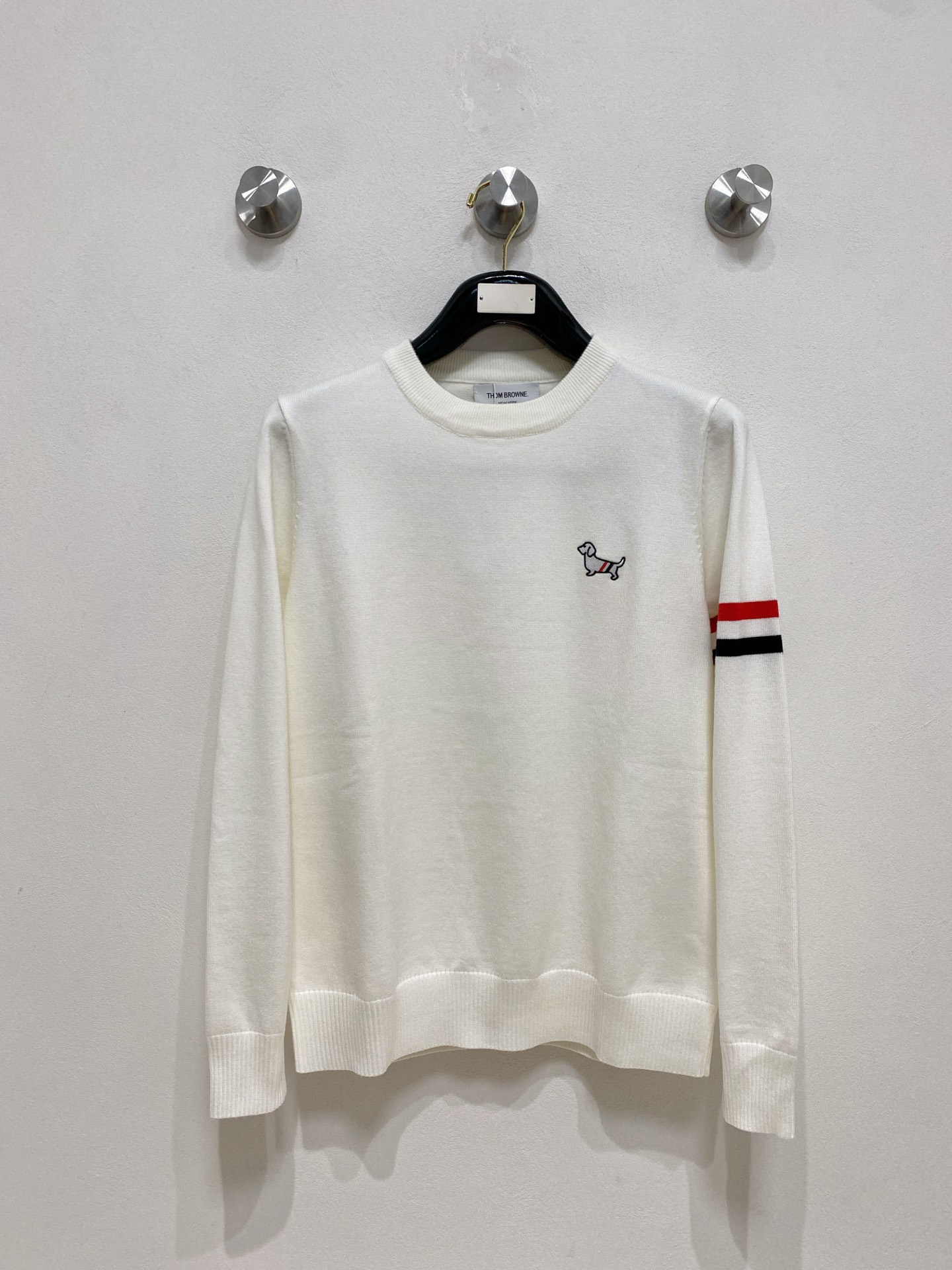 🌾 TB 2025新款 羊毛混纺 圆领 长袖 毛衣 羊毛衫 打底衫，高端版本！专柜定制面料 透气舒适度高