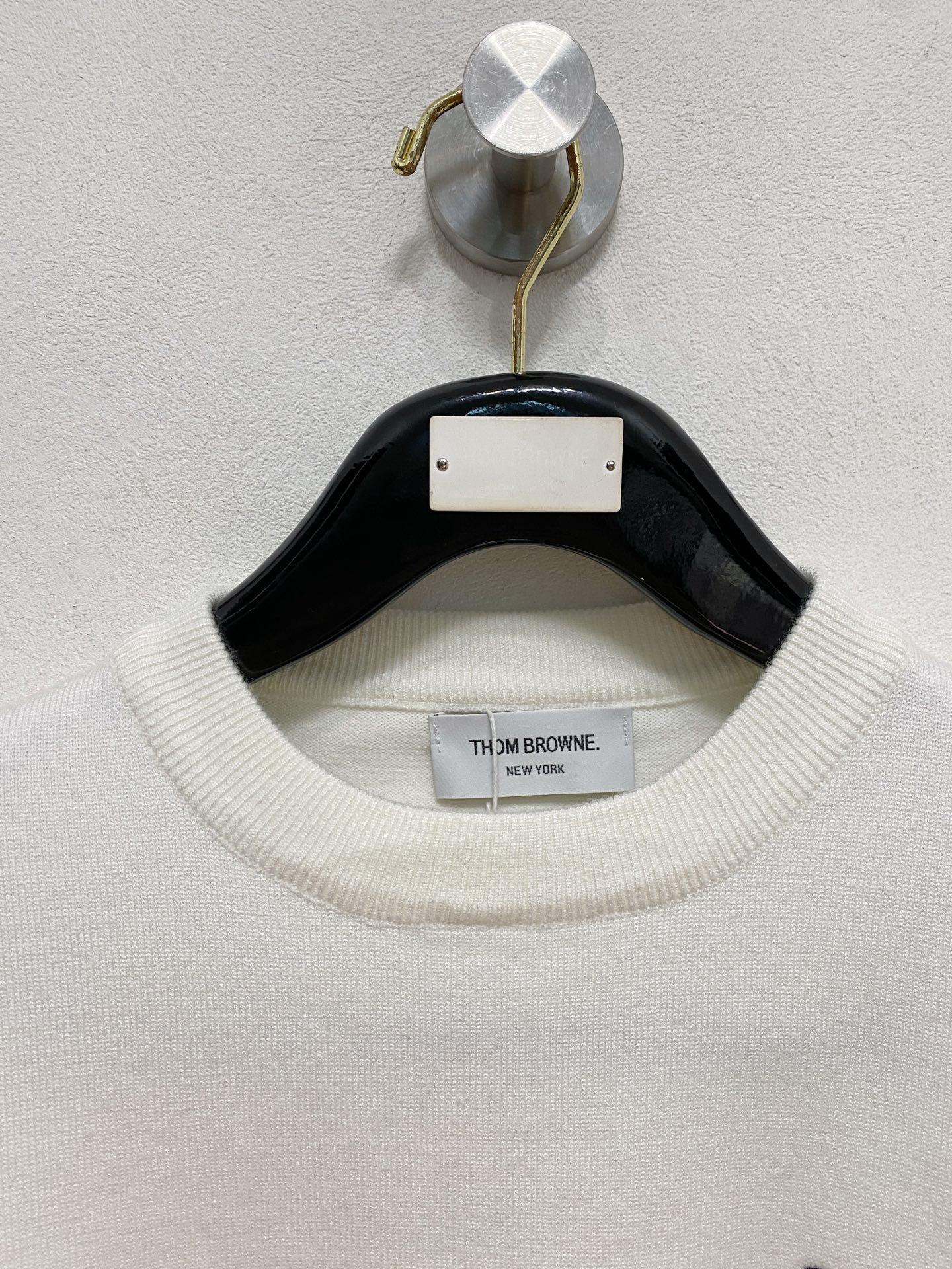 🌾 TB 2025新款 羊毛混纺 圆领 长袖 毛衣 羊毛衫 打底衫，高端版本！专柜定制面料 透气舒适度高