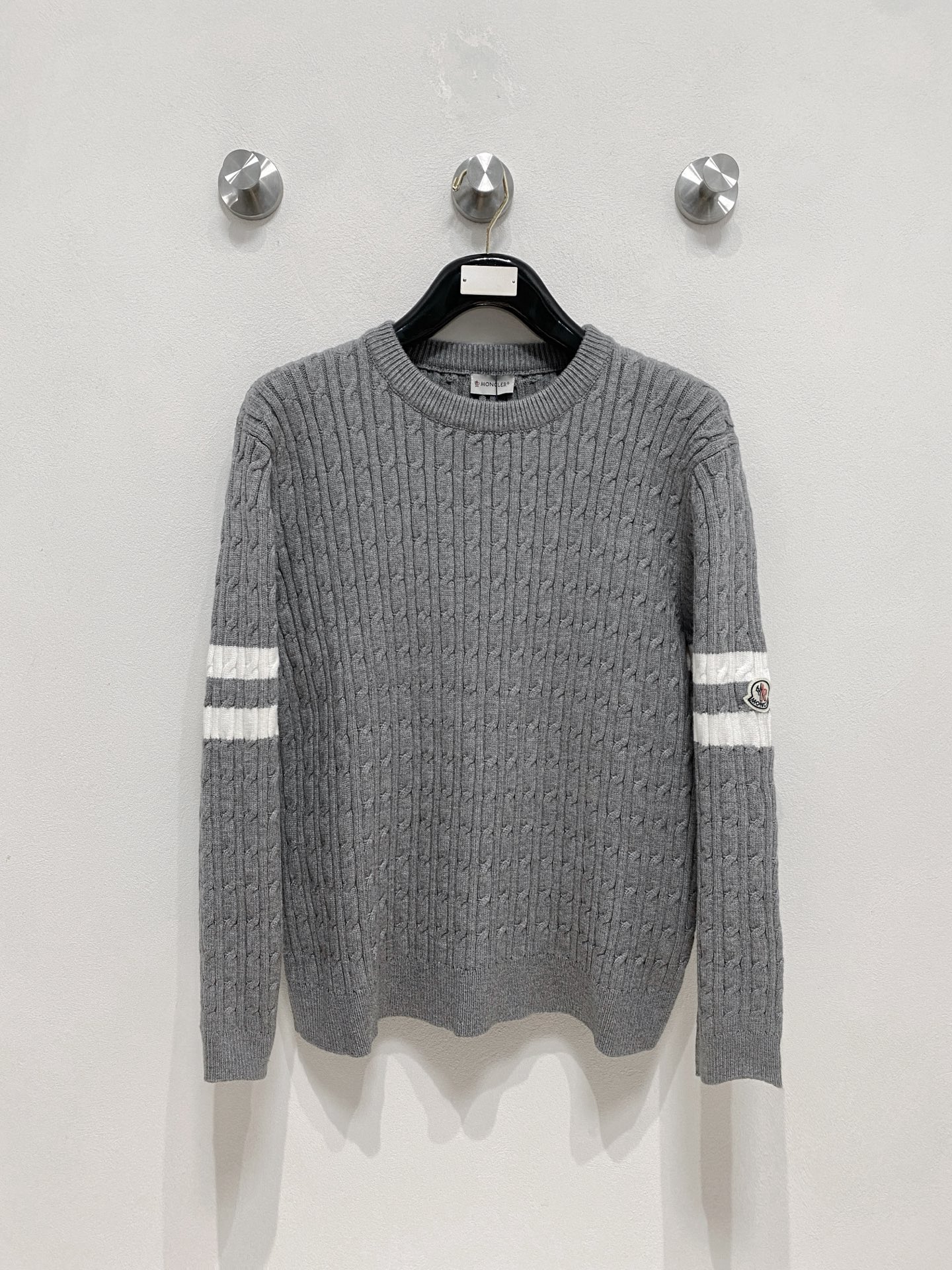 🌾 蒙口 2025新款 羊毛混纺 圆领 长袖 毛衣 羊毛衫 打底衫，高端版本！专柜定制面料 透气舒适度高