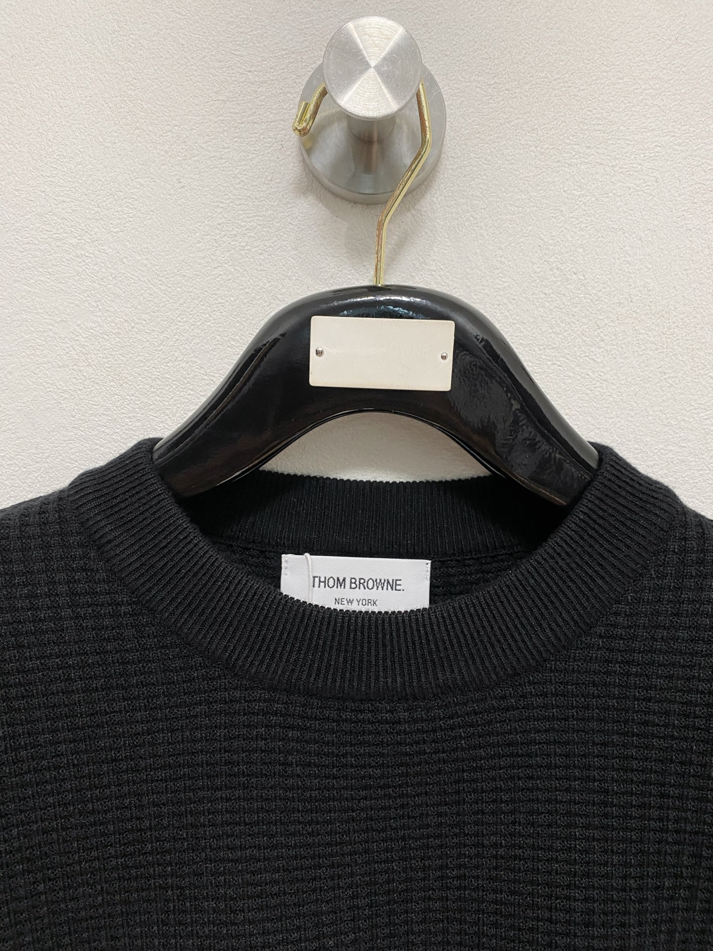 🌾 TB 2025新款 羊毛混纺 圆领 长袖 毛衣 羊毛衫 打底衫，高端版本！专柜定制面料 透气舒适度高