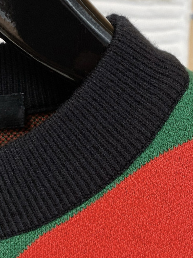 Gucci 2025 Fall/Winter Wool Blend Crew Neck Knit Sweater, Comfortable and Warm 7 i1757180140554 7404 0 8