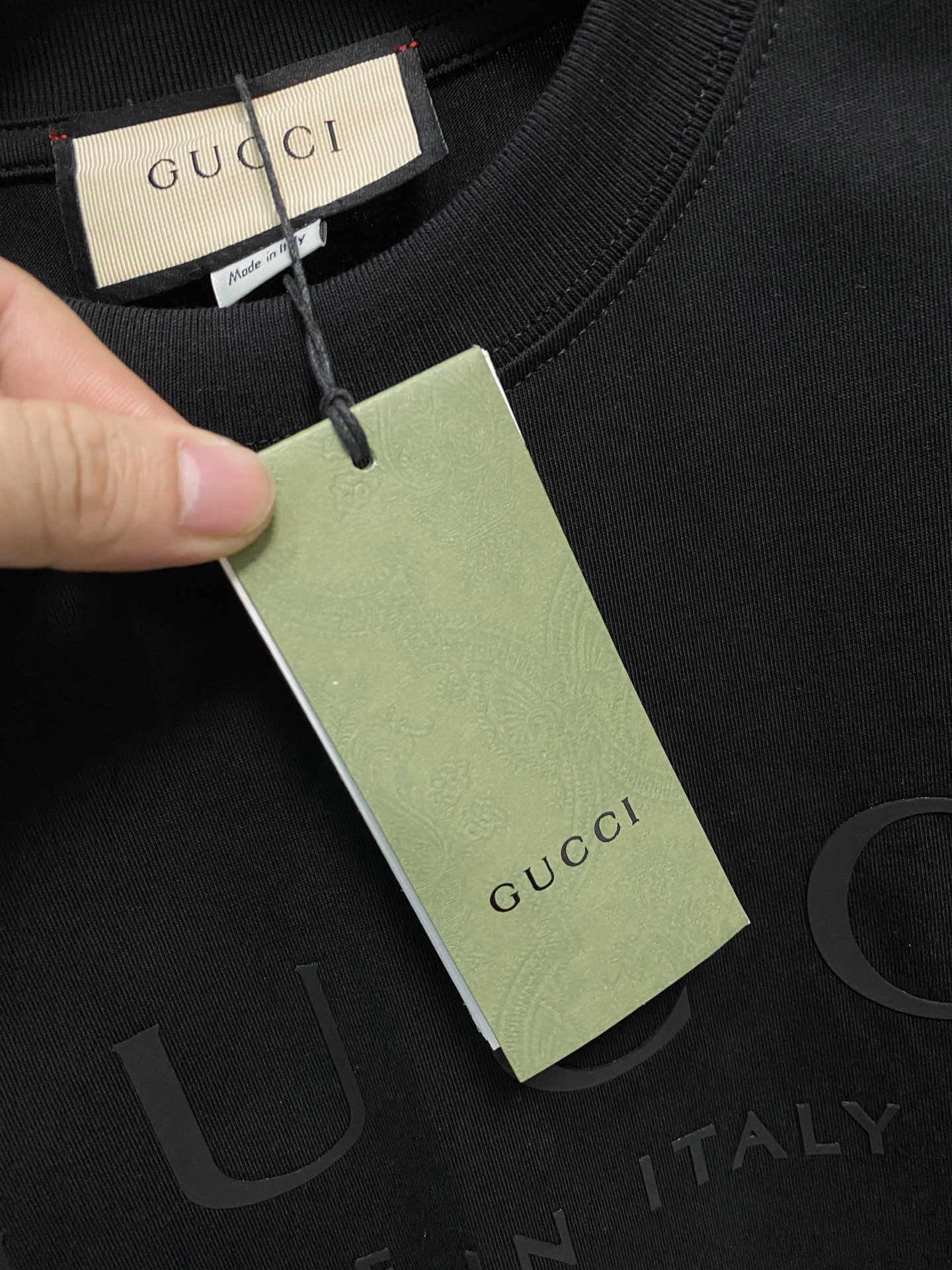 高版本 古驰 2025新款经典圆领长袖 时尚百搭经典元素打造精致工艺专柜面料，顶级元素融合打造，经典短袖