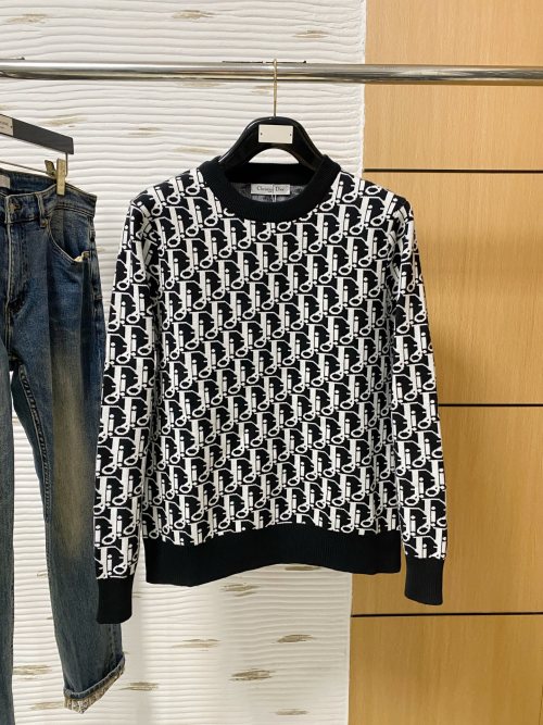 Dior Wool Blend Crewneck Sweater - Classic Style, Comfortable & Warm 1 Dior Wool Blend Crewneck Sweater - Classic Style, Comfortable & Warm